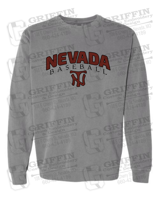 Comfort Colors Crewneck Sweatshirt - Baseball - Nevada Tigers 23-J