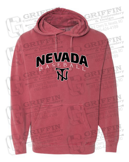 Comfort Colors Hoodie - Baseball - Nevada Tigers 23-J
