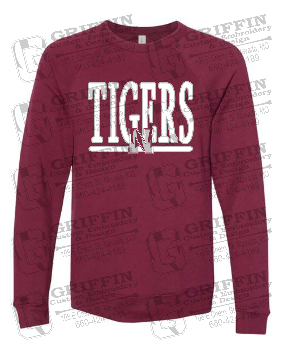 Sponge Fleece Sweatshirt - Nevada Tigers 23-K