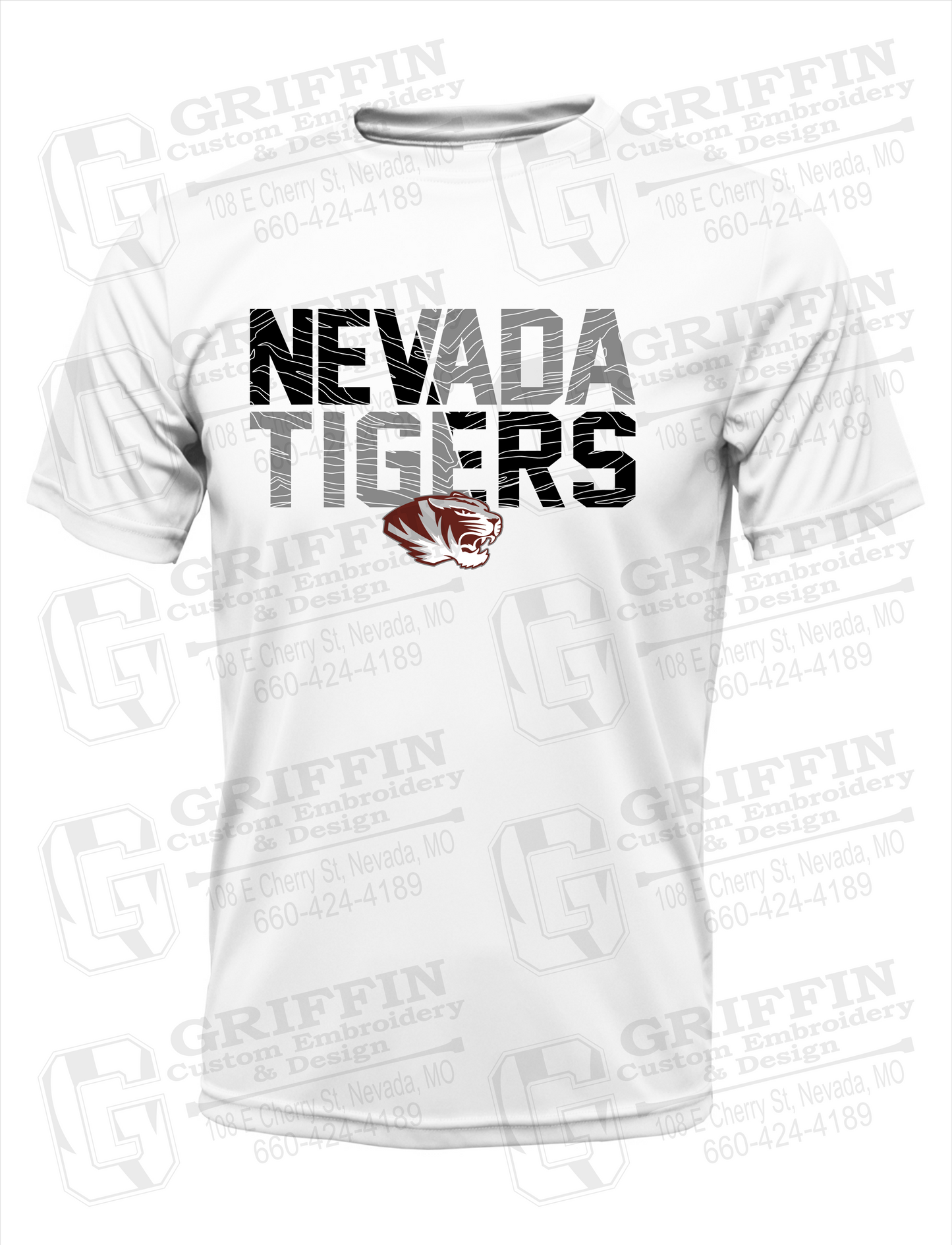 Dry-Fit Short Sleeve T-Shirt - Nevada Tigers 23-L