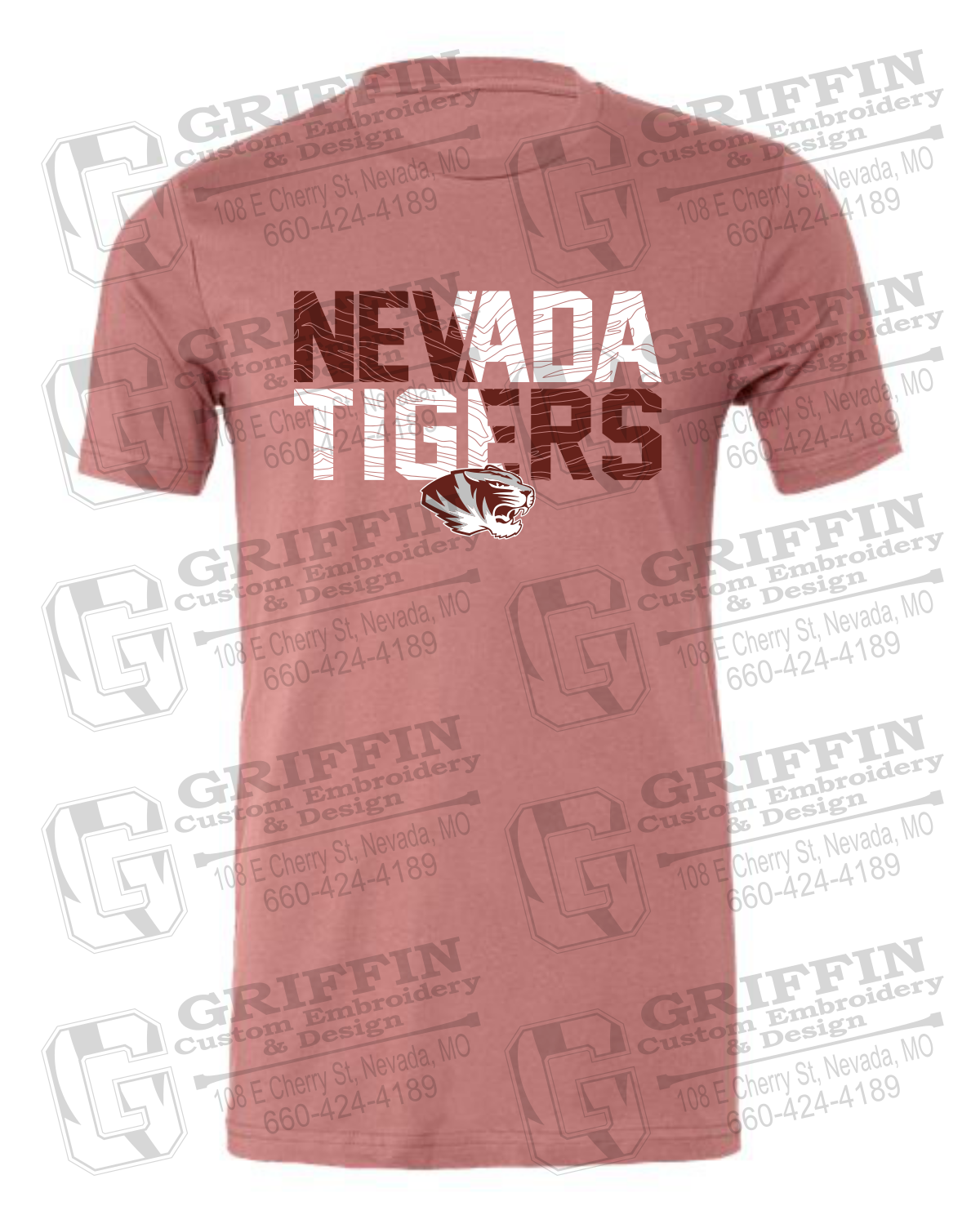 Cotton Short Sleeve T-Shirt - Nevada Tigers 23-L