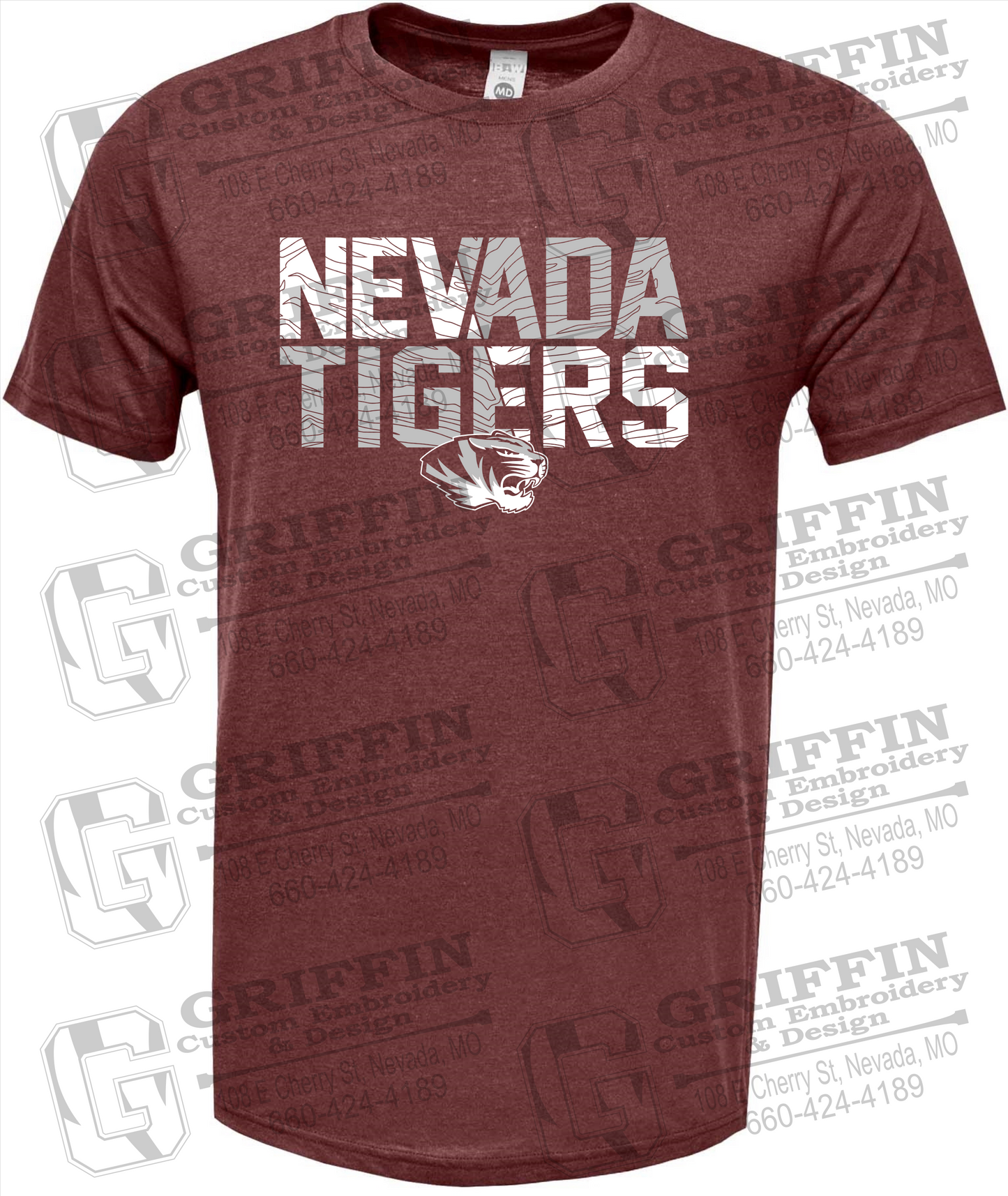 Nevada Tigers 23-L Short Sleeve T-Shirt
