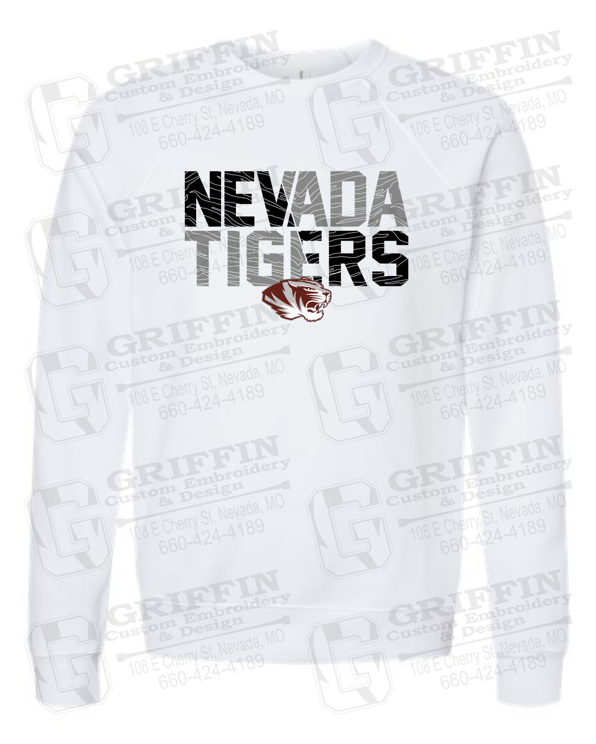 Sponge Fleece Sweatshirt - Nevada Tigers 23-L