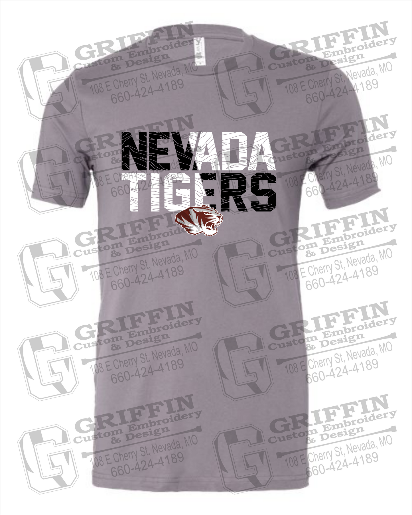 Cotton Short Sleeve T-Shirt - Nevada Tigers 23-L