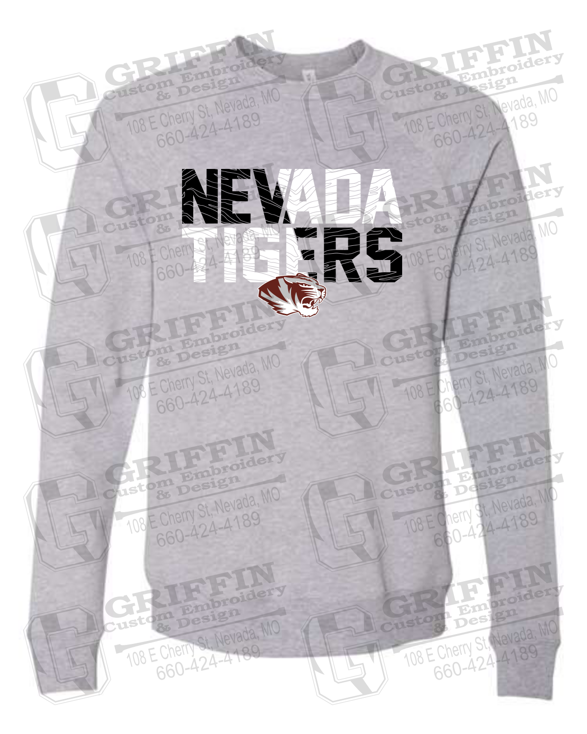 Sponge Fleece Sweatshirt - Nevada Tigers 23-L