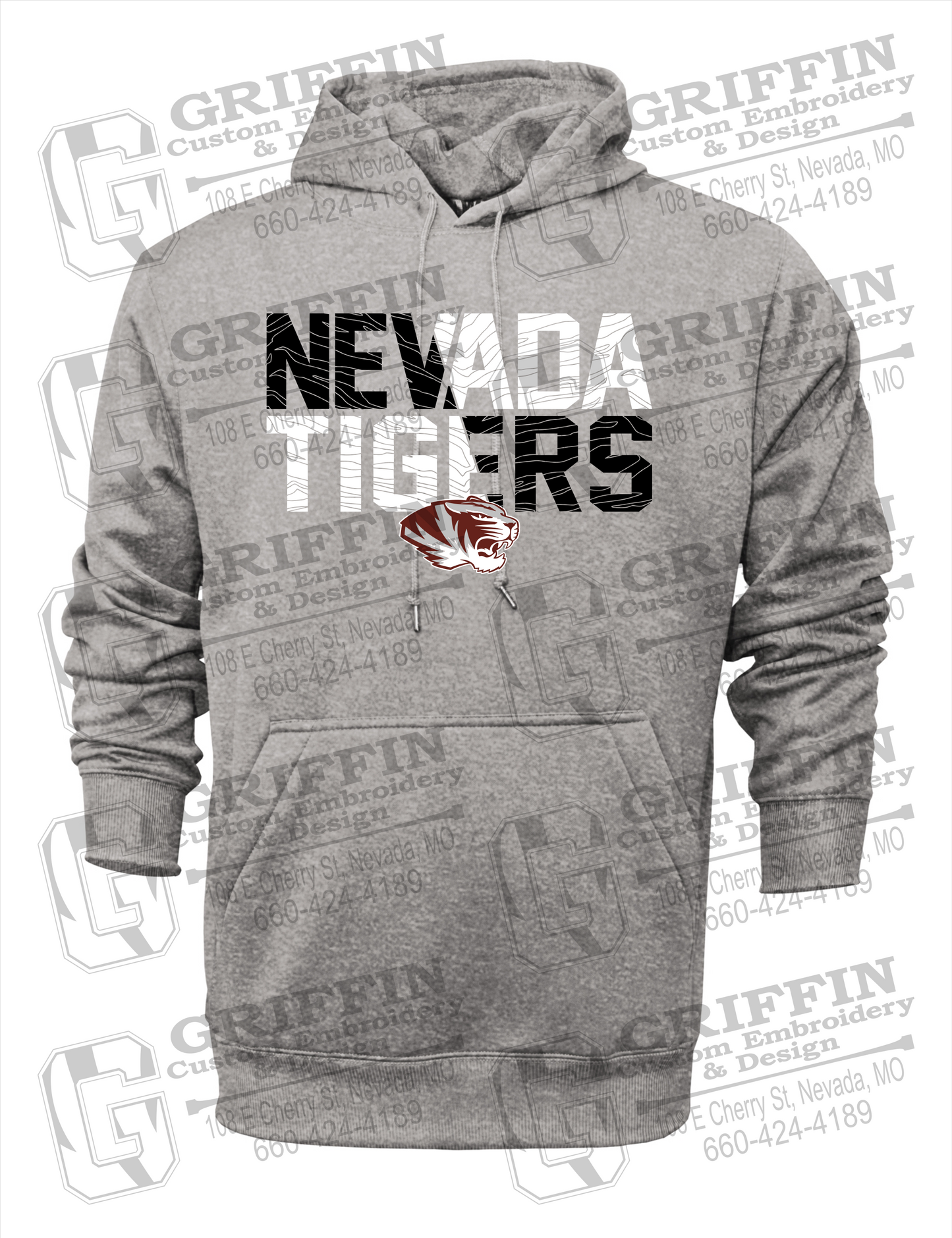 Performance Fleece Hoodie - Nevada Tigers 23-L