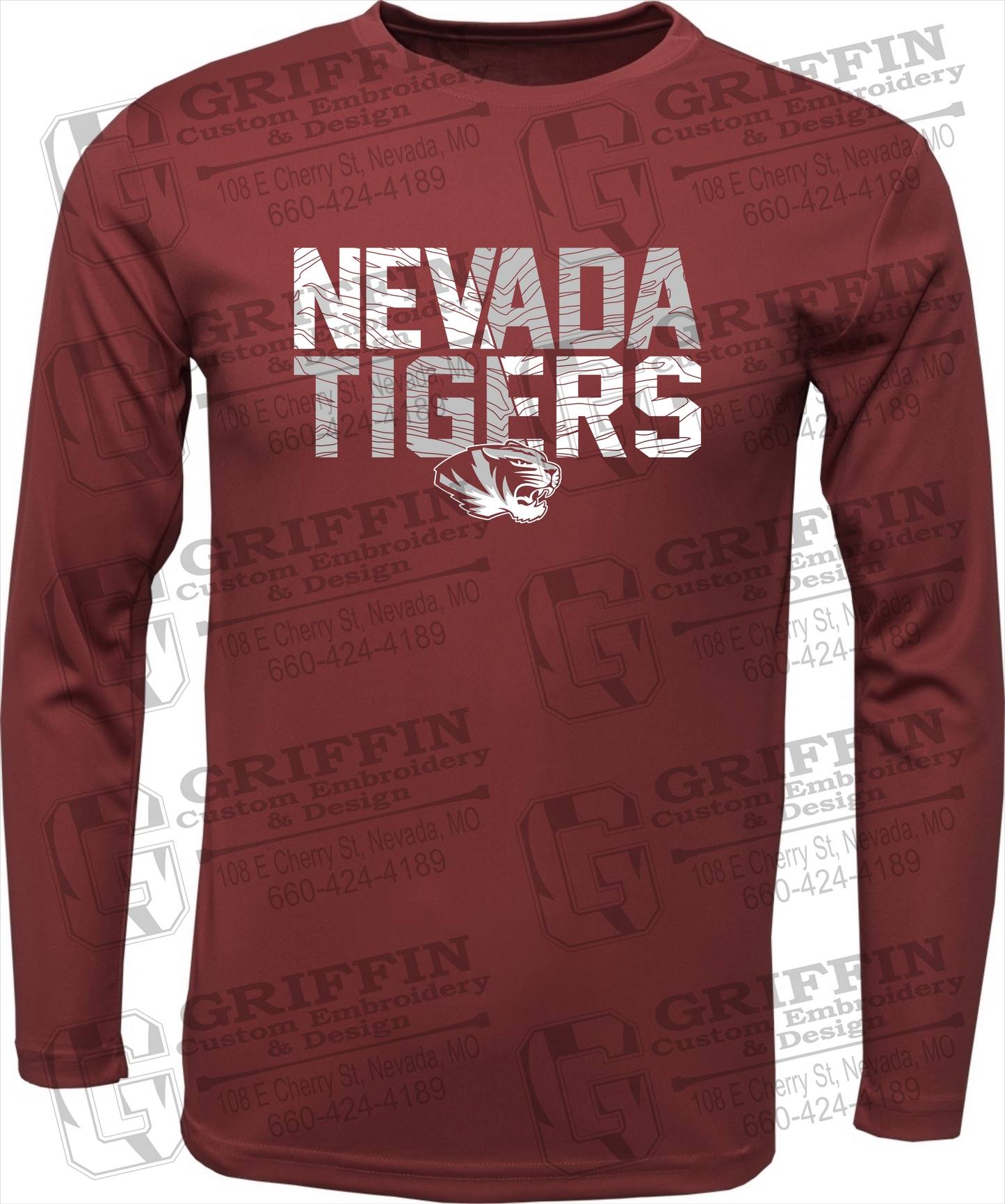 Dry-Fit Long Sleeve T-Shirt - Nevada Tigers 23-L