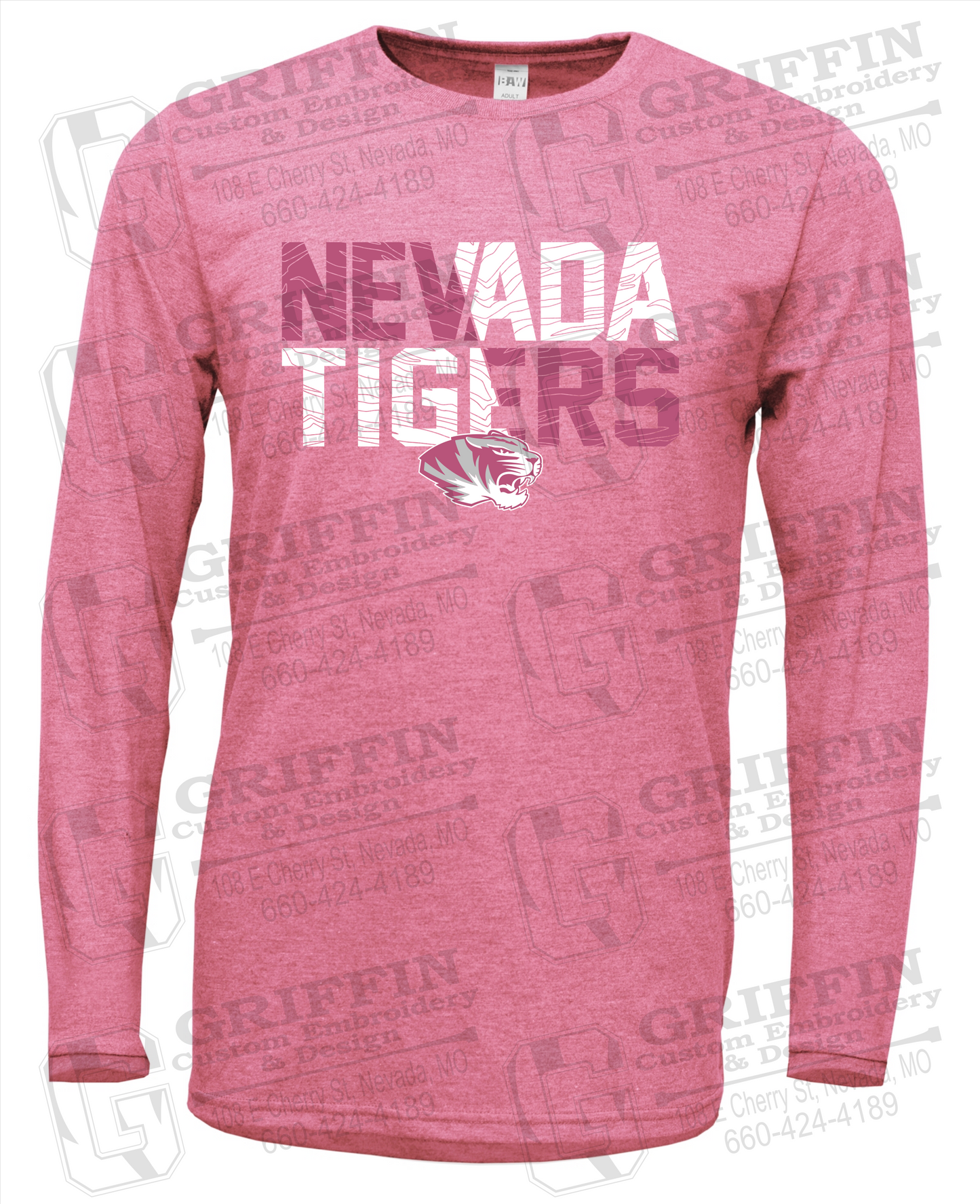 Soft-Tek Long Sleeve T-Shirt - Nevada Tigers 23-L