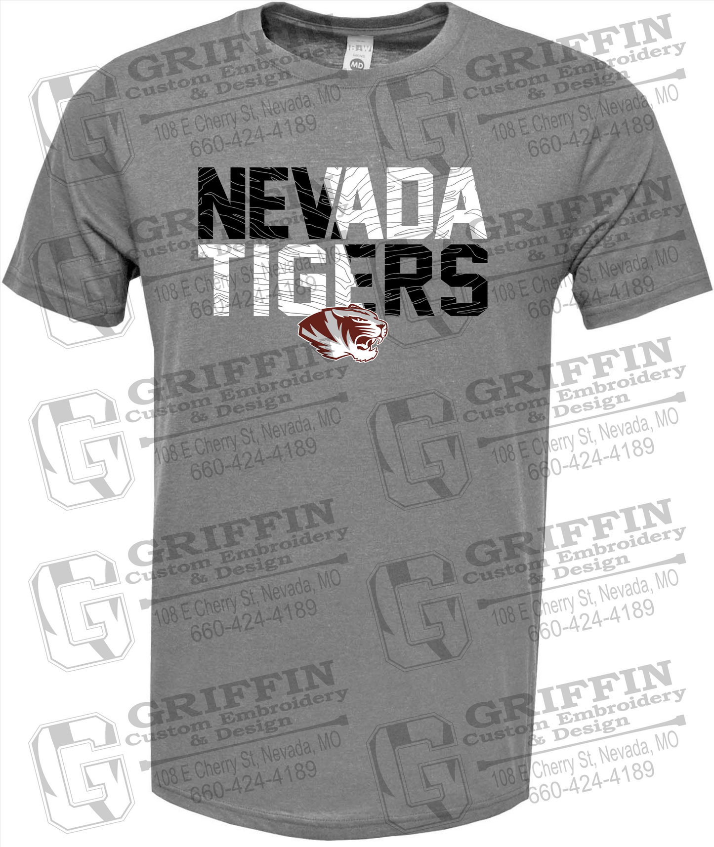 Nevada Tigers 23-L Short Sleeve T-Shirt