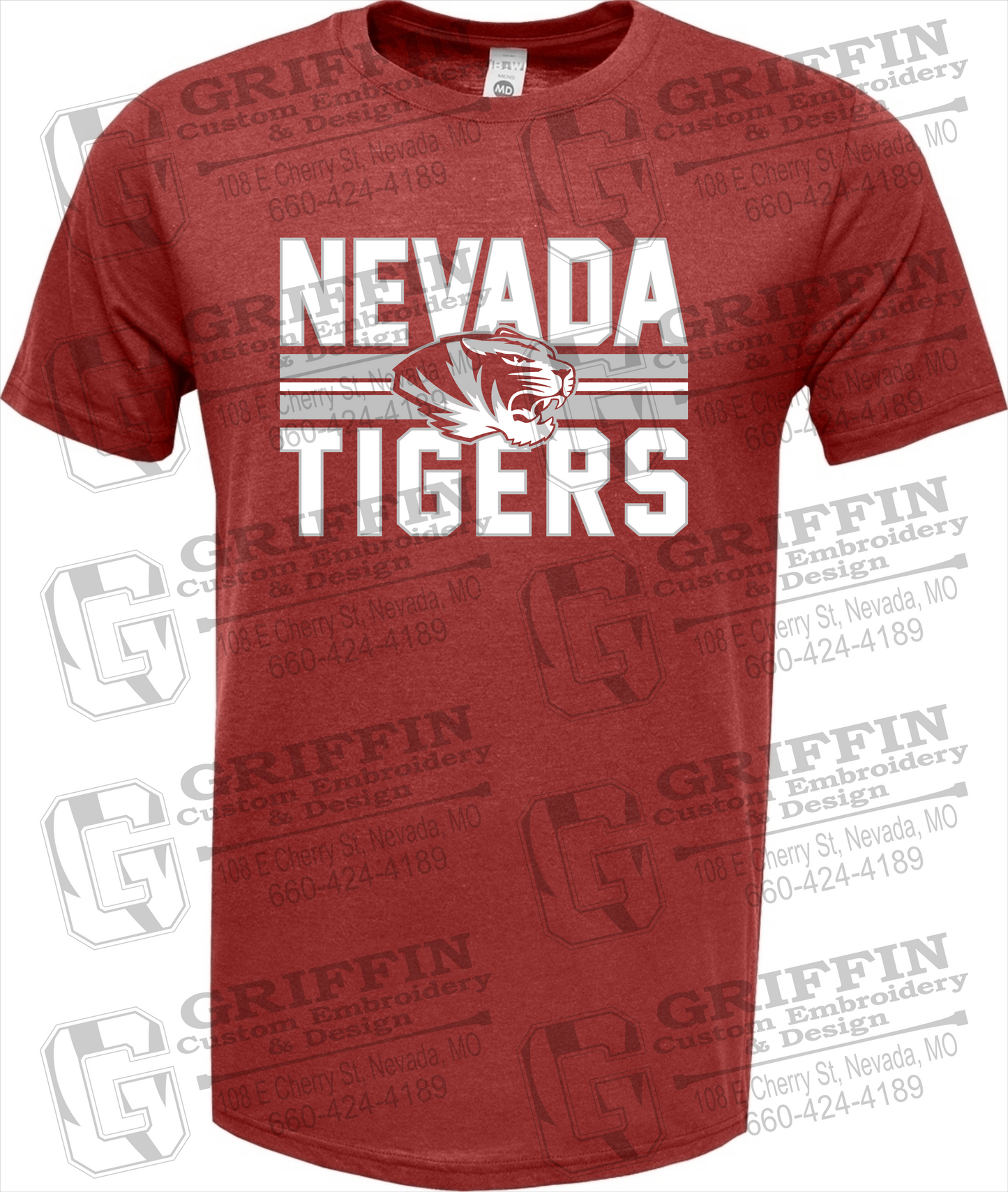 Nevada Tigers 23-M Short Sleeve T-Shirt