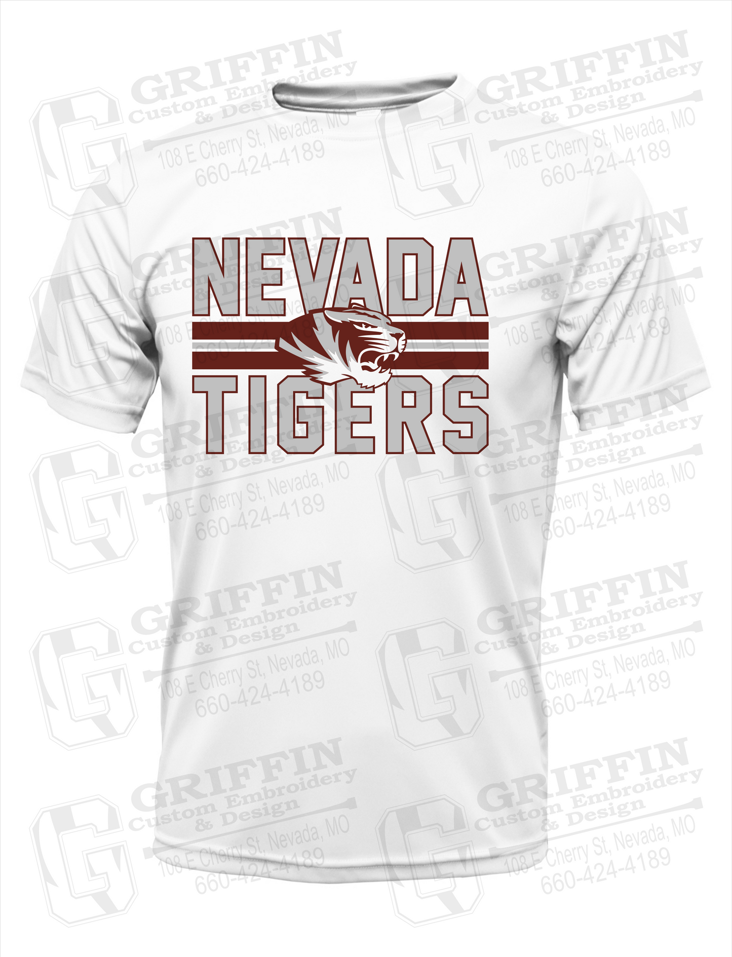 Dry-Fit Short Sleeve T-Shirt - Nevada Tigers 23-M