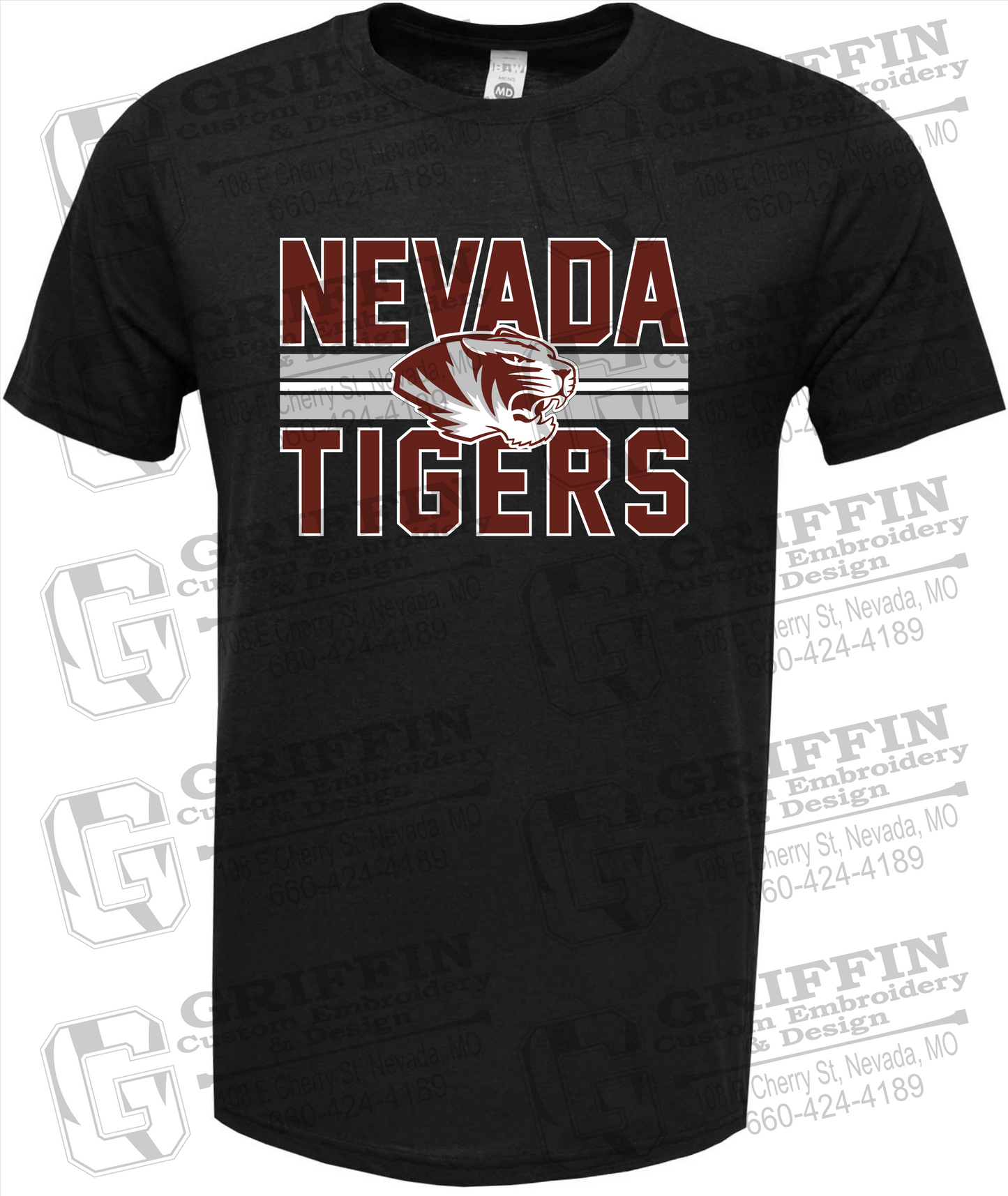 Nevada Tigers 23-M Short Sleeve T-Shirt