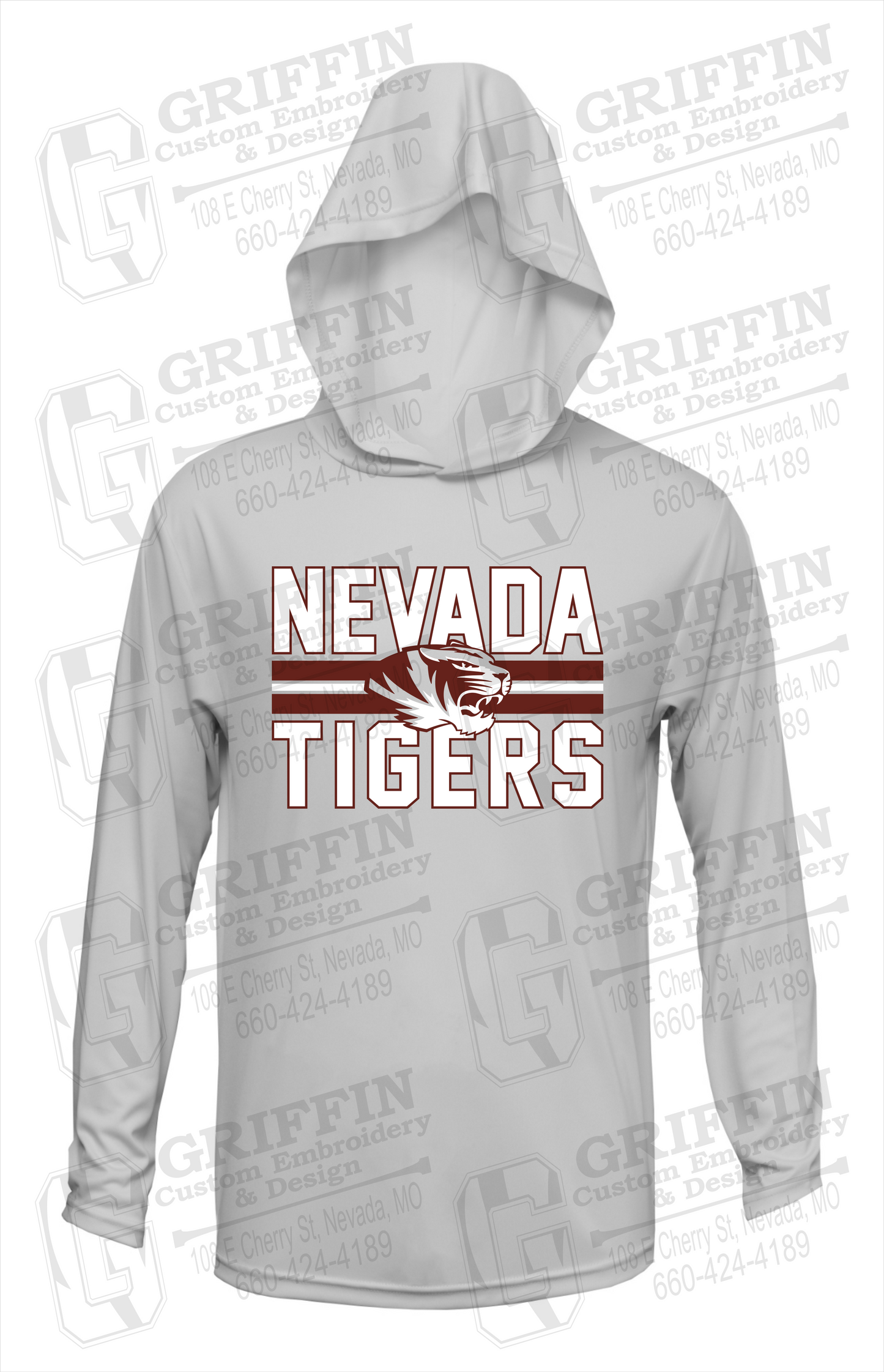 Dry-Fit T-Shirt Hoodie - Nevada Tigers 23-M
