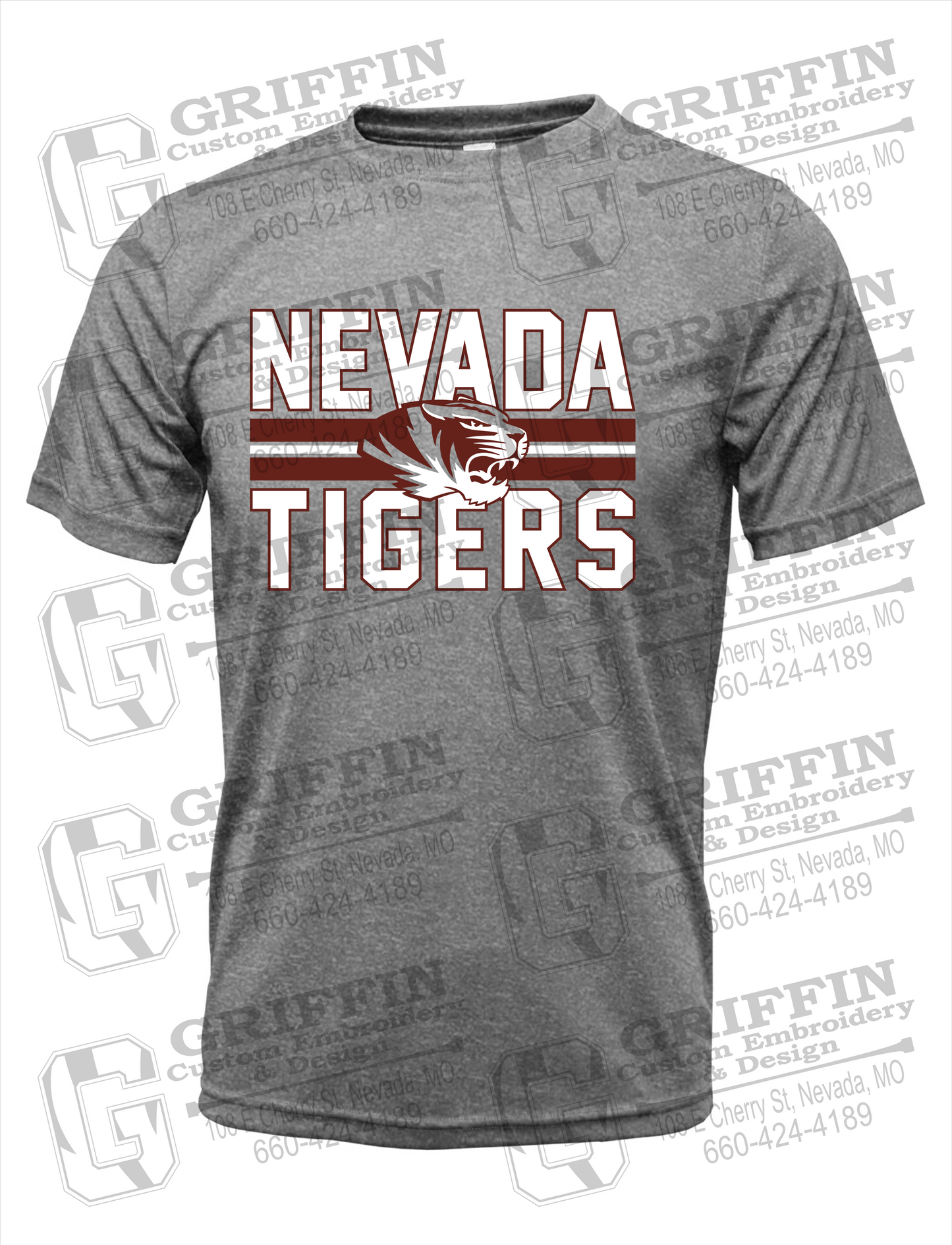 Dry-Fit Short Sleeve T-Shirt - Nevada Tigers 23-M