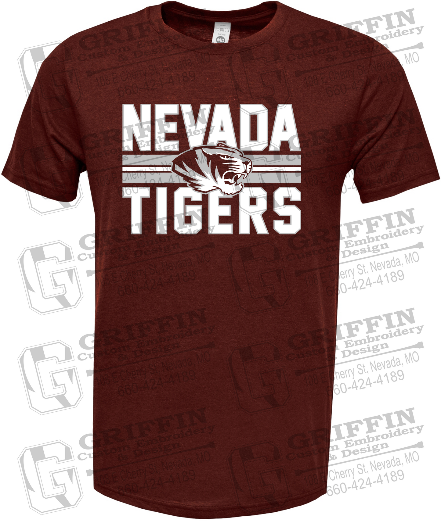 Nevada Tigers 23-M Short Sleeve T-Shirt