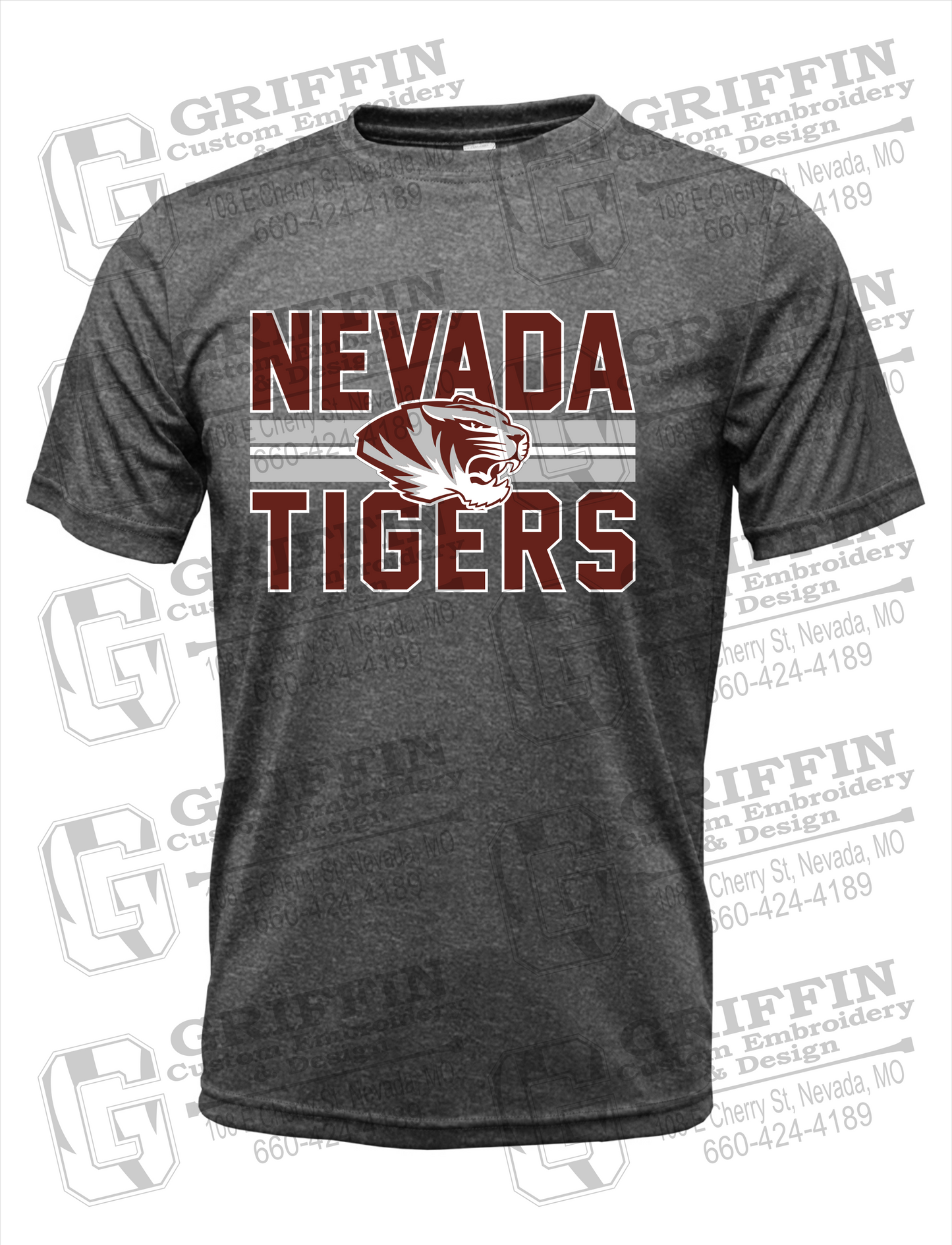 Dry-Fit Short Sleeve T-Shirt - Nevada Tigers 23-M