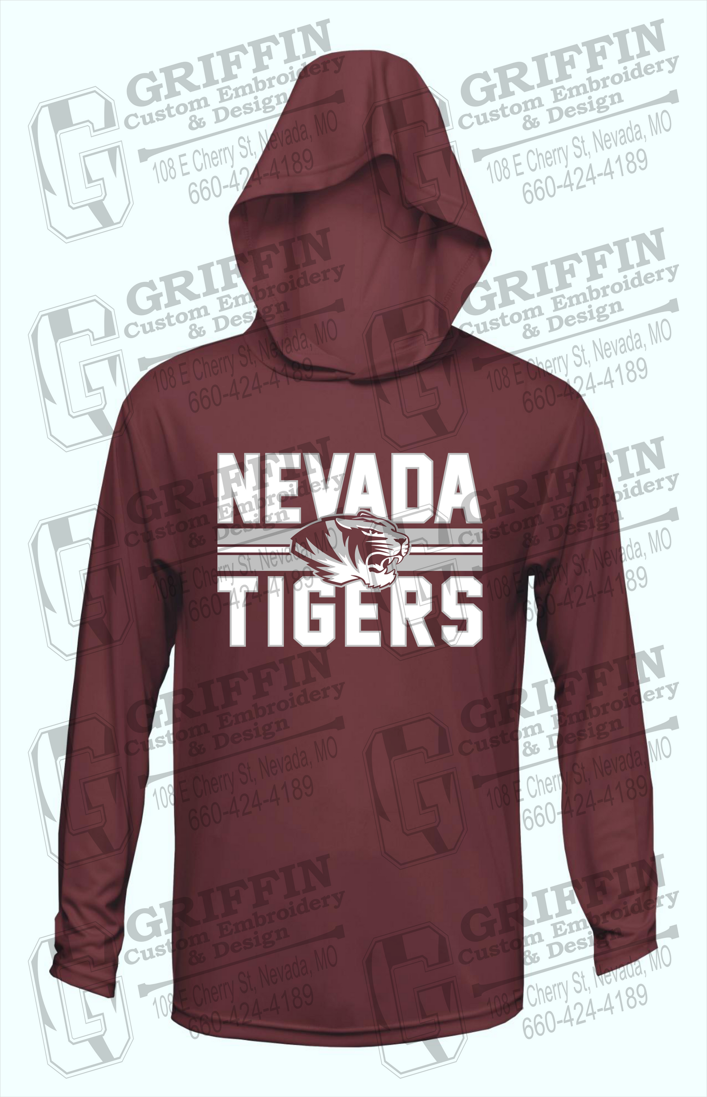 Dry-Fit T-Shirt Hoodie - Nevada Tigers 23-M