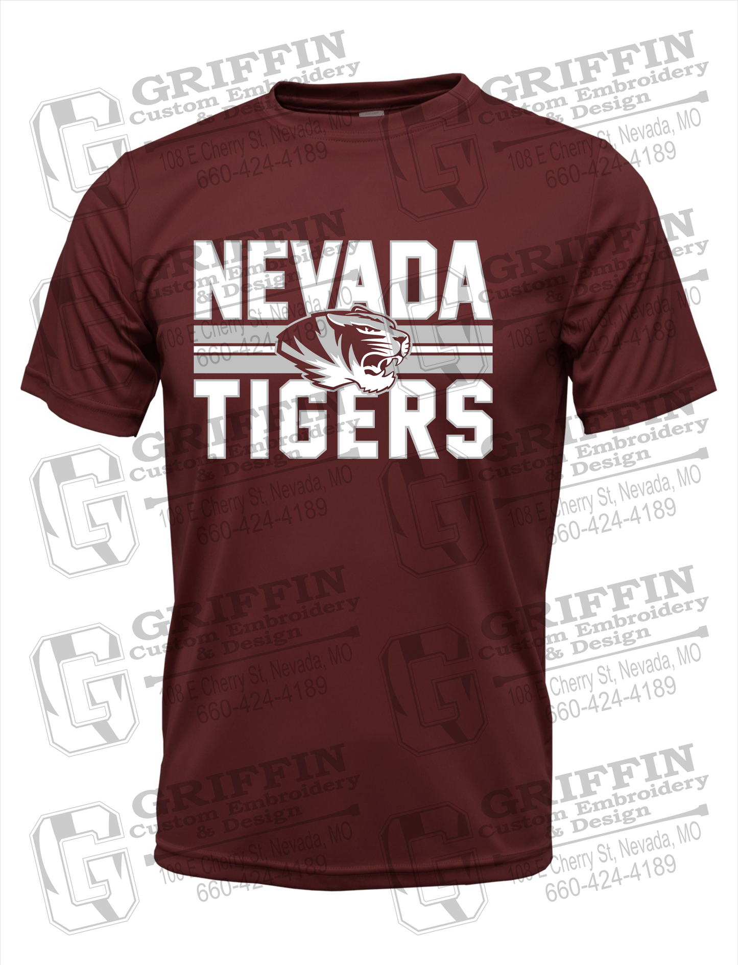 Dry-Fit Short Sleeve T-Shirt - Nevada Tigers 23-M