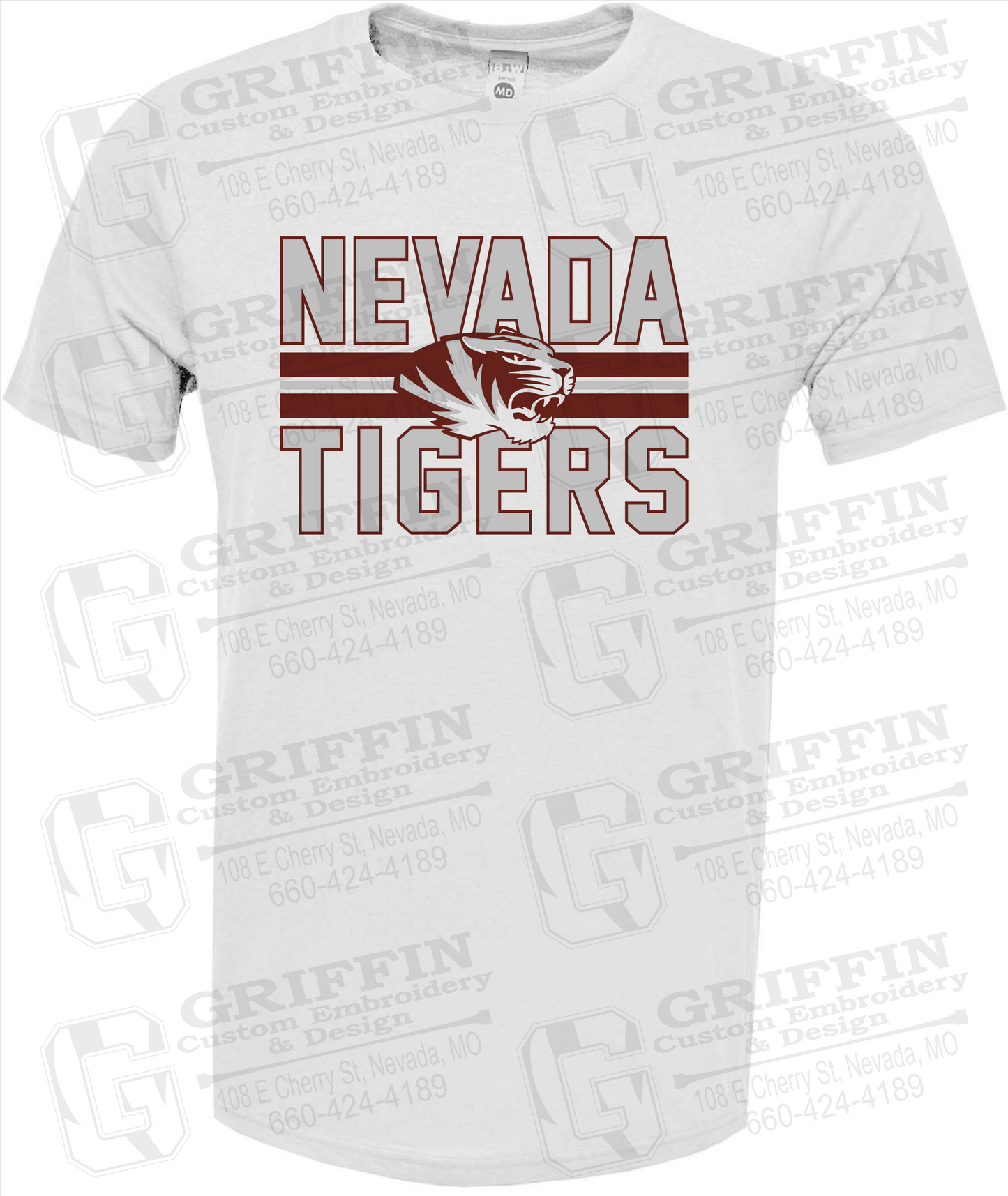 Nevada Tigers 23-M Short Sleeve T-Shirt