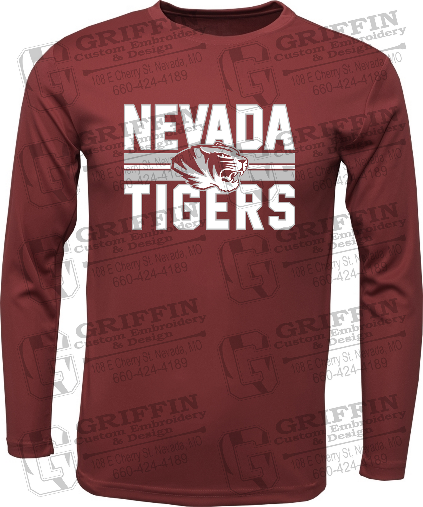 Dry-Fit Long Sleeve T-Shirt - Nevada Tigers 23-M