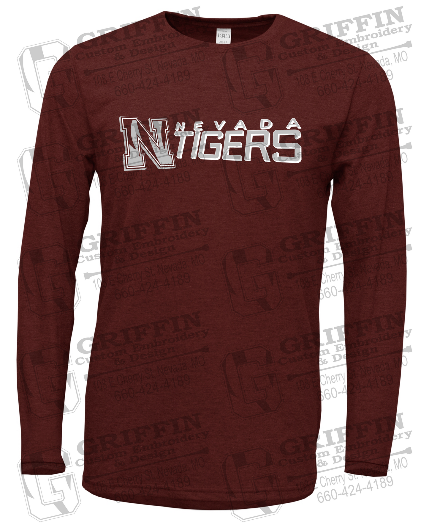 Nevada Tigers 23-N Long Sleeve T-Shirt