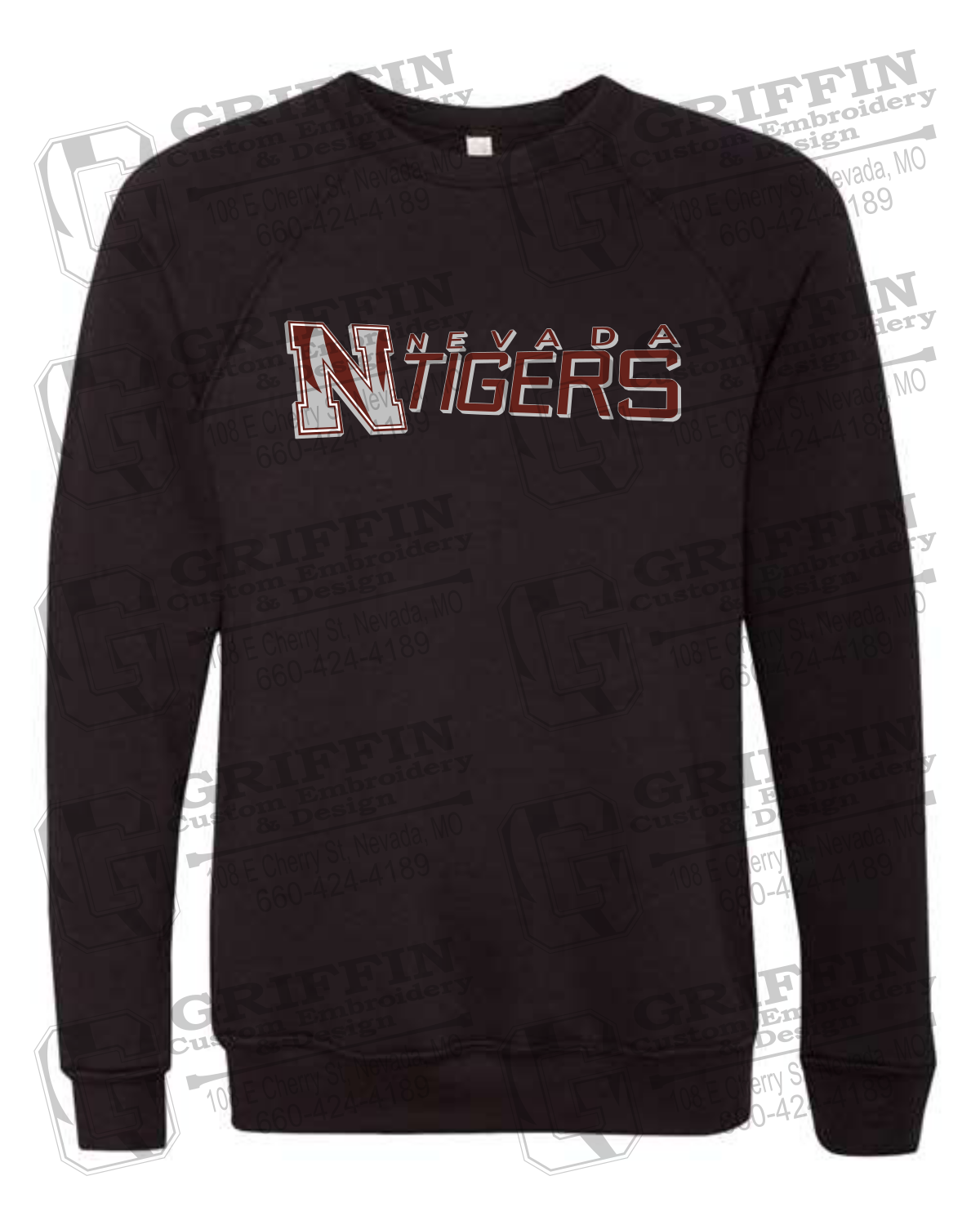 Sponge Fleece Sweatshirt - Nevada Tigers 23-N