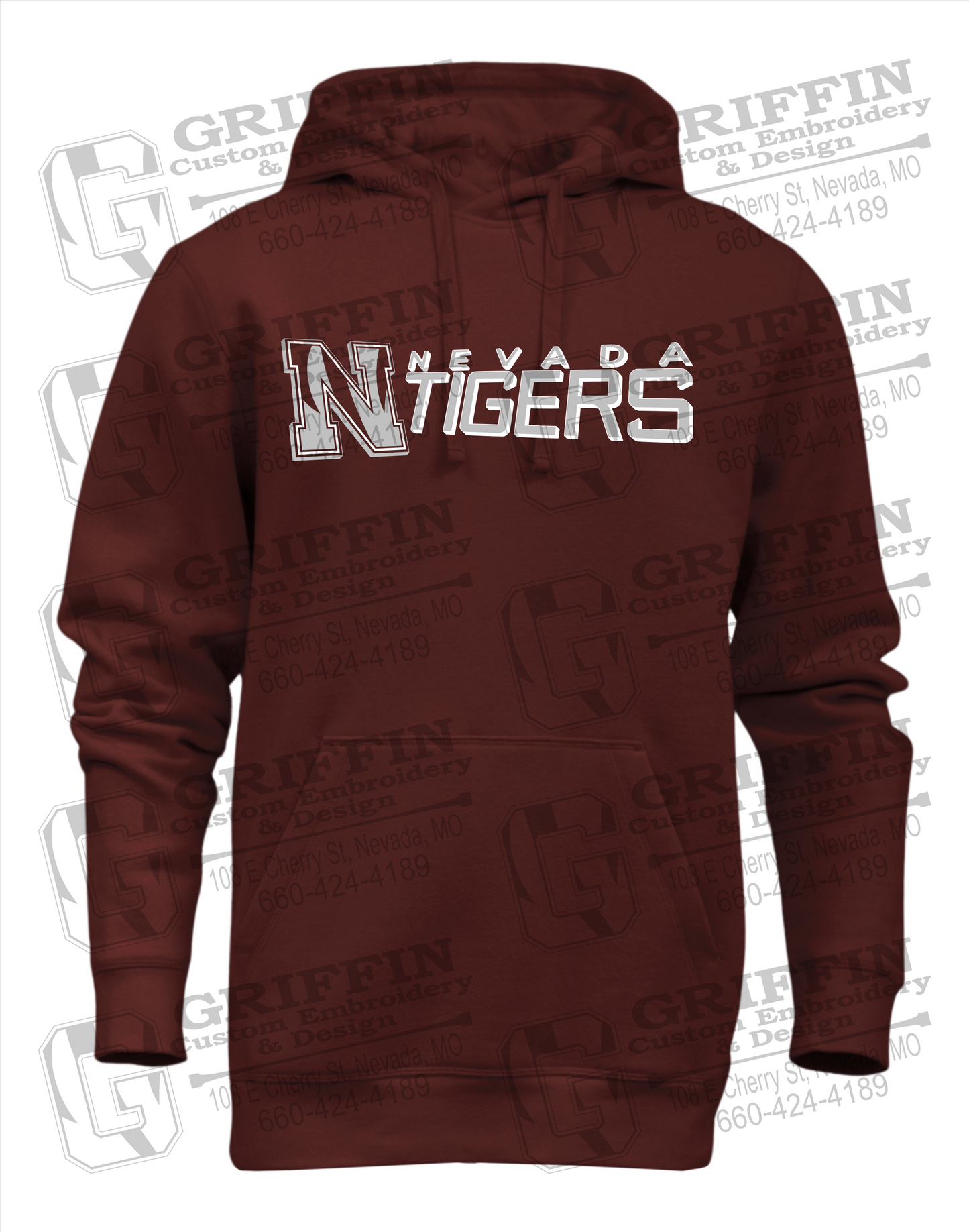 Heavyweight Fleece Hoodie - Nevada Tigers 23-N