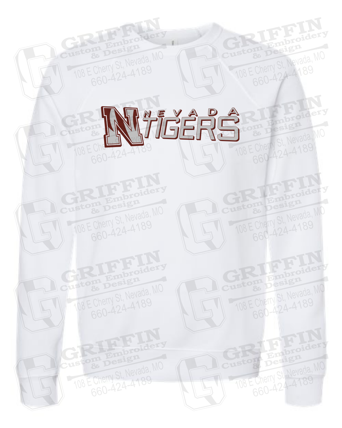 Sponge Fleece Sweatshirt - Nevada Tigers 23-N