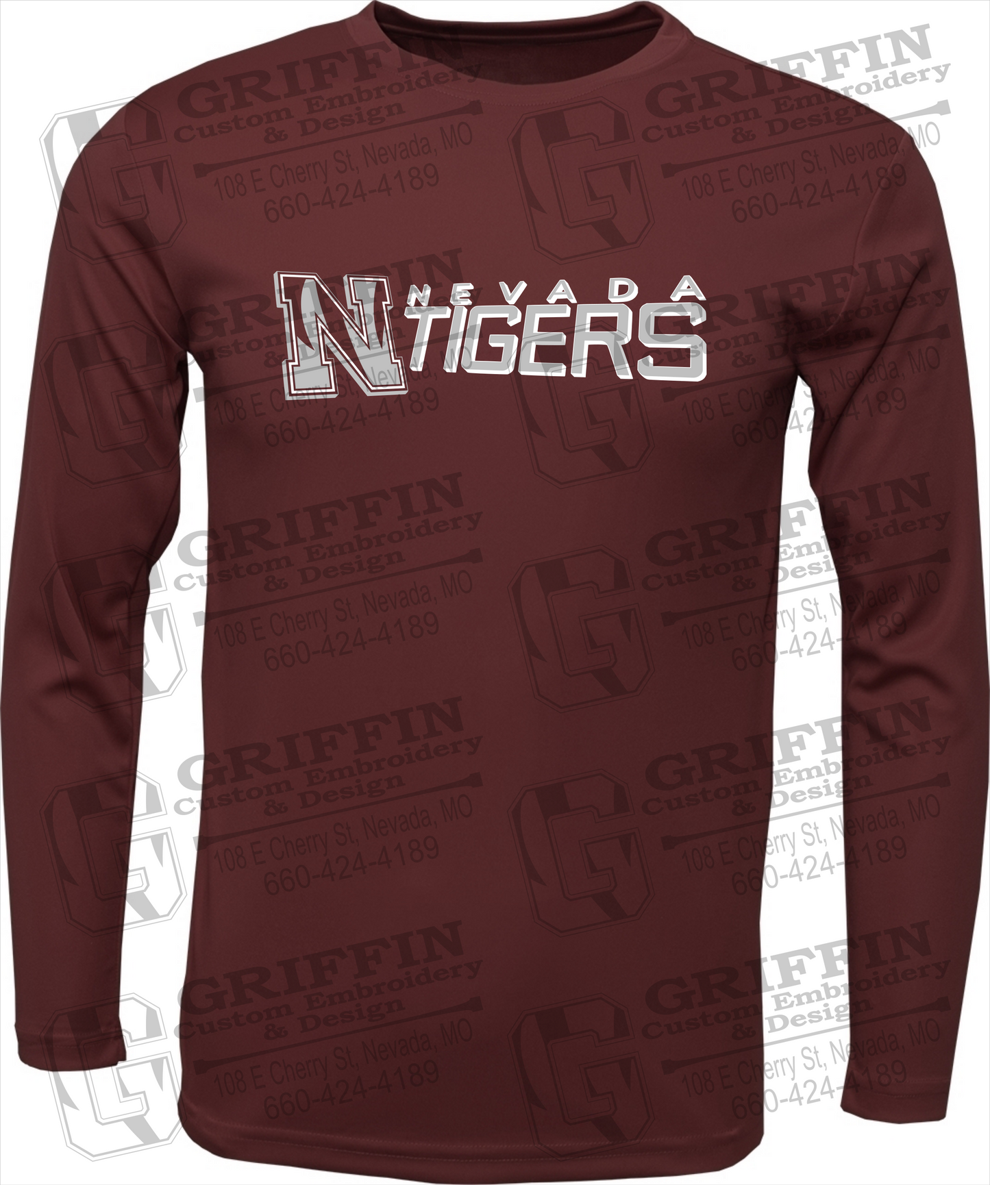 Dry-Fit Long Sleeve T-Shirt - Nevada Tigers 23-N