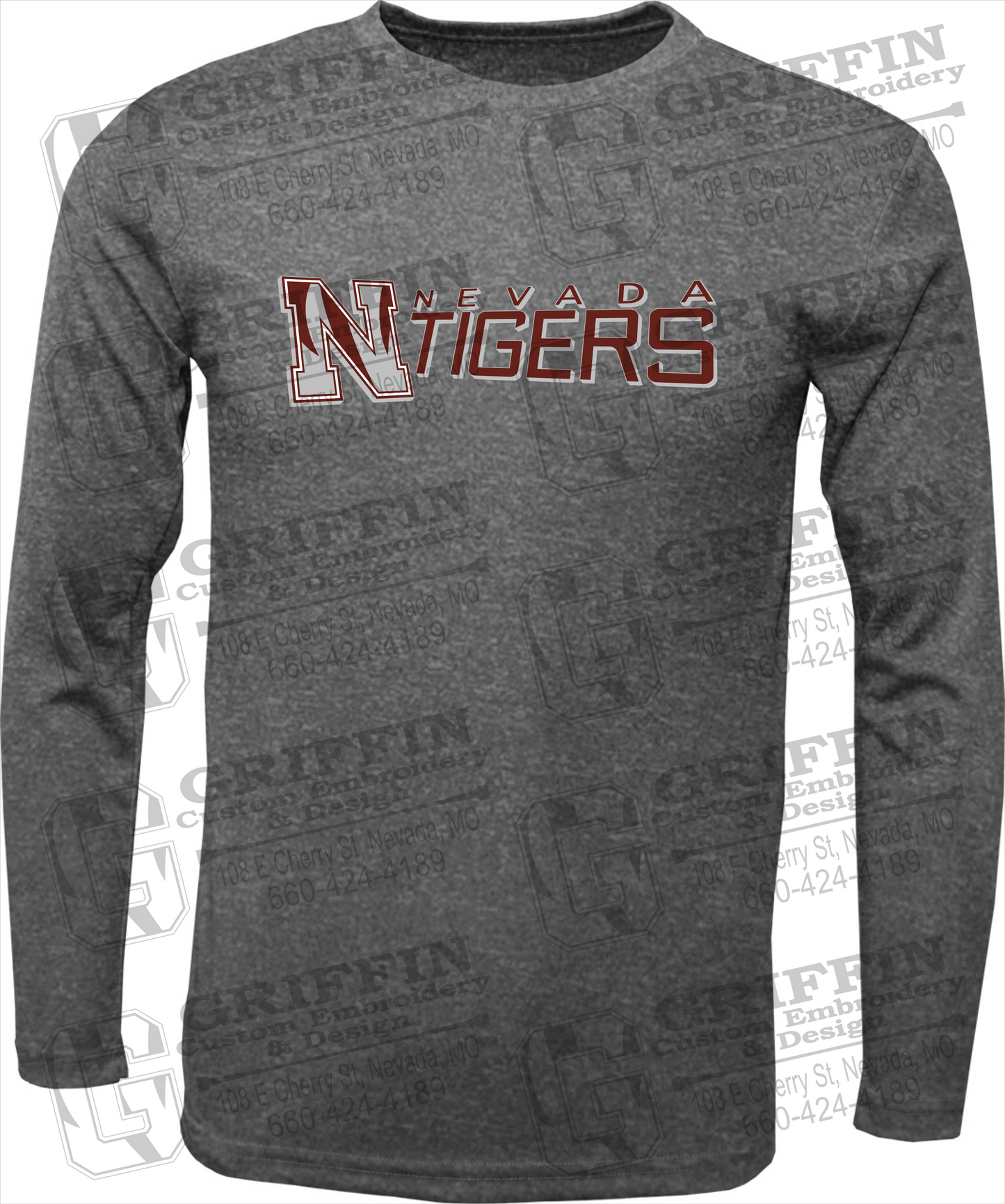 Dry-Fit Long Sleeve T-Shirt - Nevada Tigers 23-N