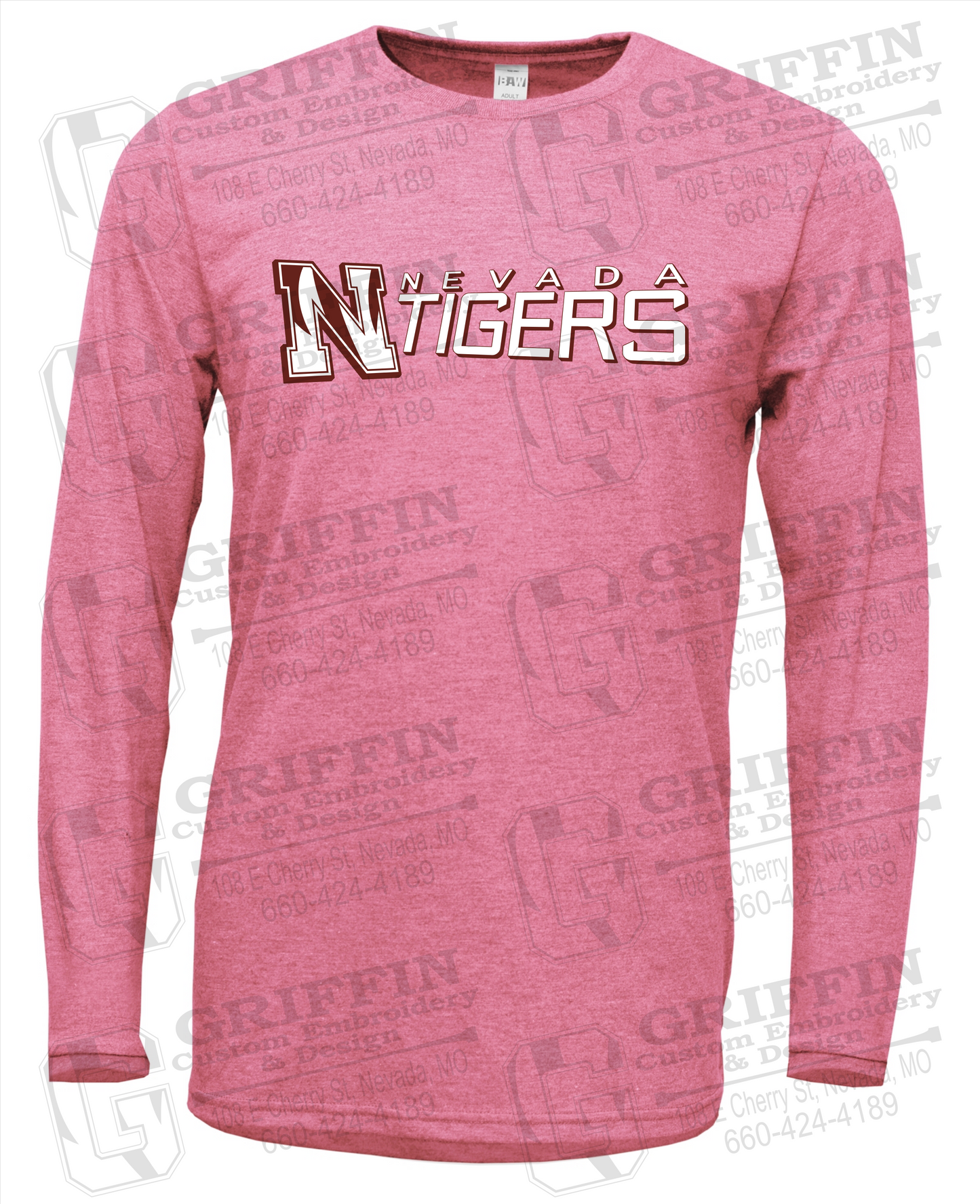 Nevada Tigers 23-N Long Sleeve T-Shirt