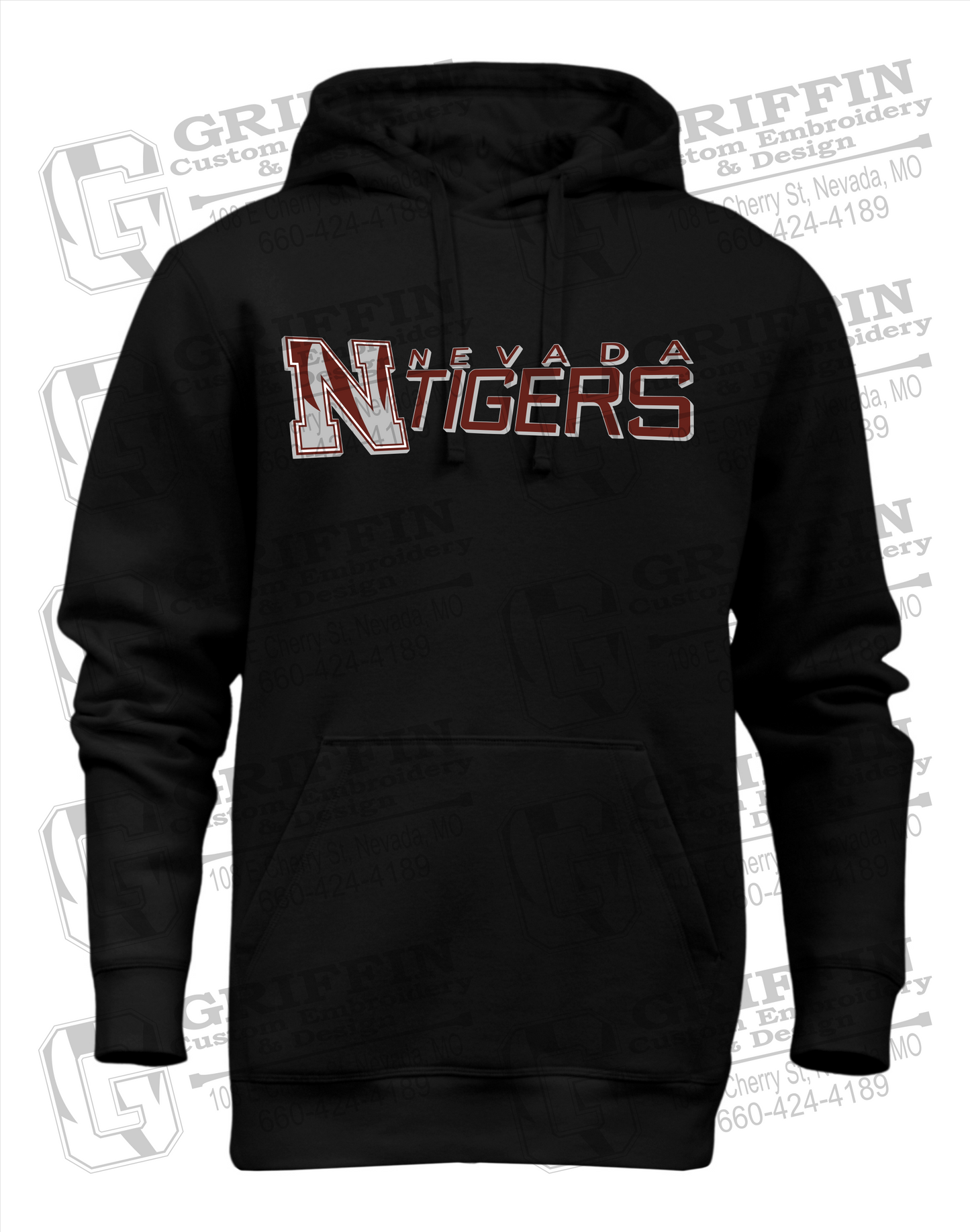 Heavyweight Fleece Hoodie - Nevada Tigers 23-N