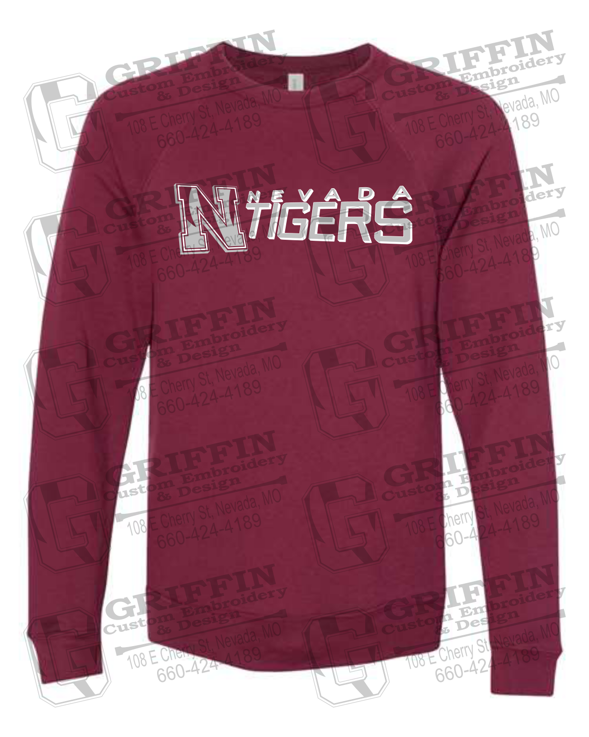 Sponge Fleece Sweatshirt - Nevada Tigers 23-N
