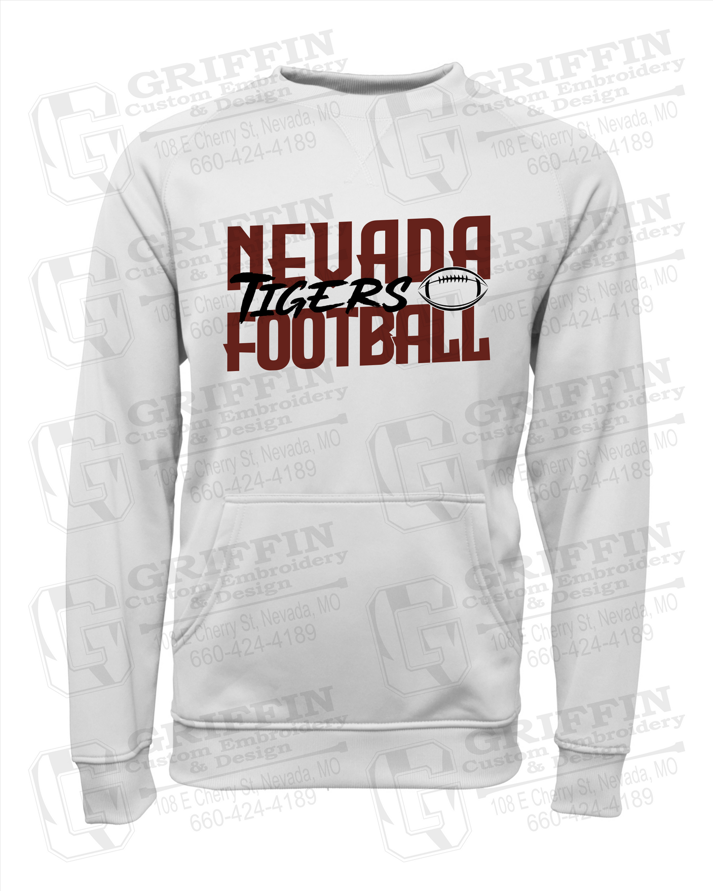 Nevada Tigers 23-P Sweatshirt - Football