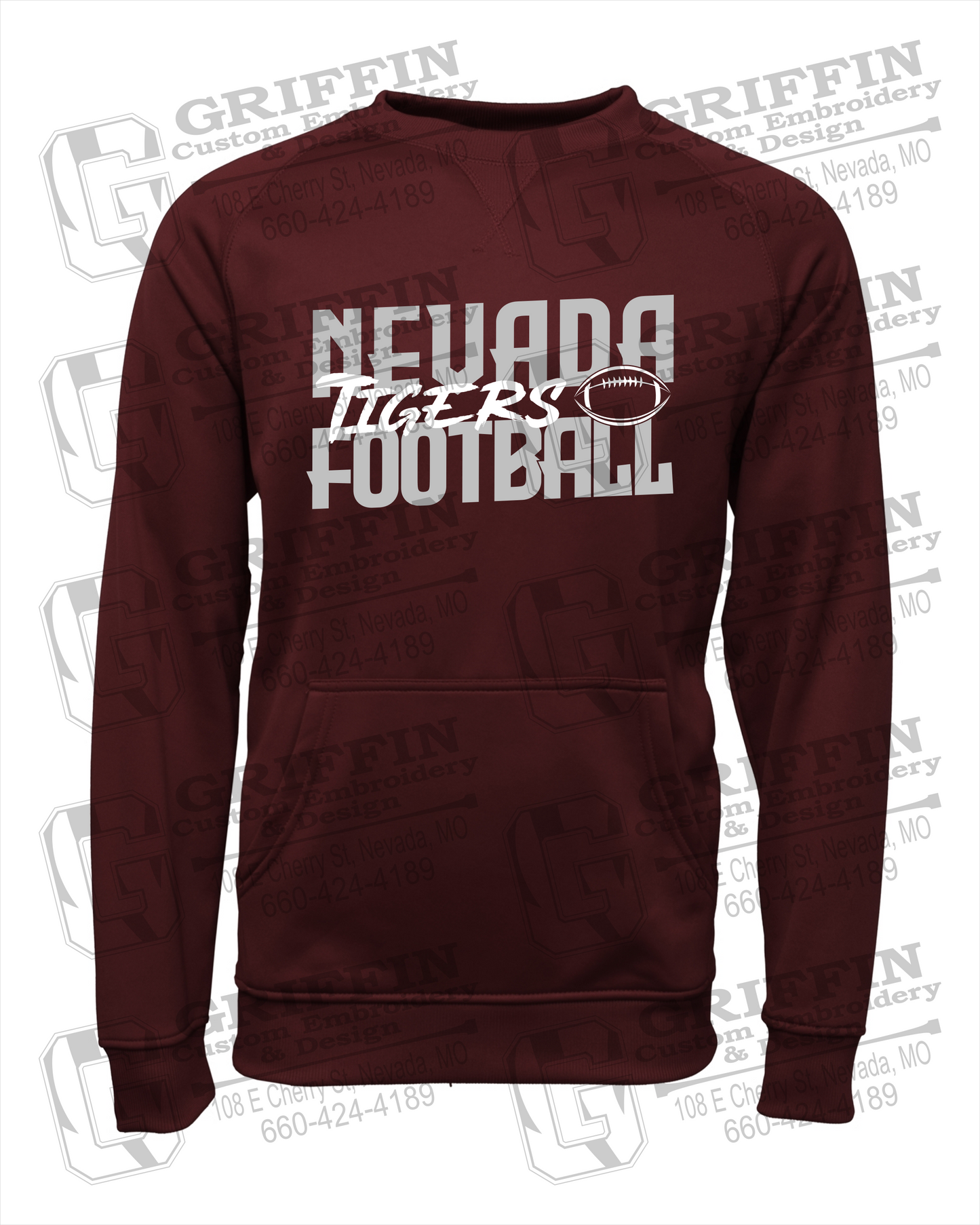 Nevada Tigers 23-P Sweatshirt - Football