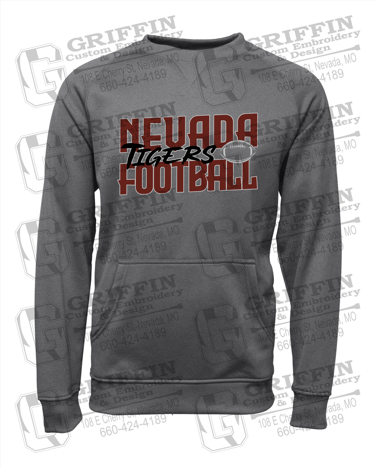 Nevada Tigers 23-P Sweatshirt - Football