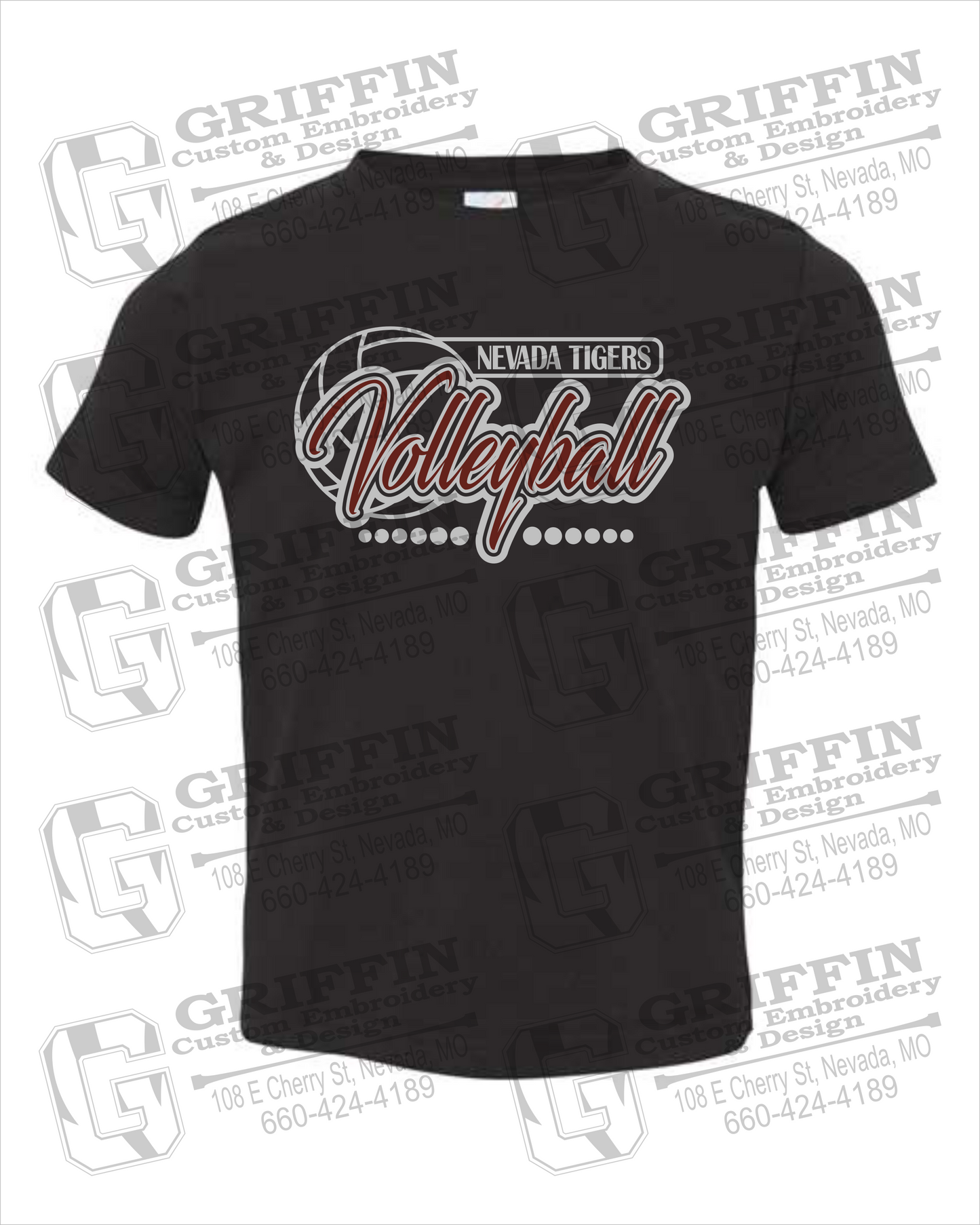 Nevada Tigers 23-Q Toddler/Infant T-Shirt - Volleyball