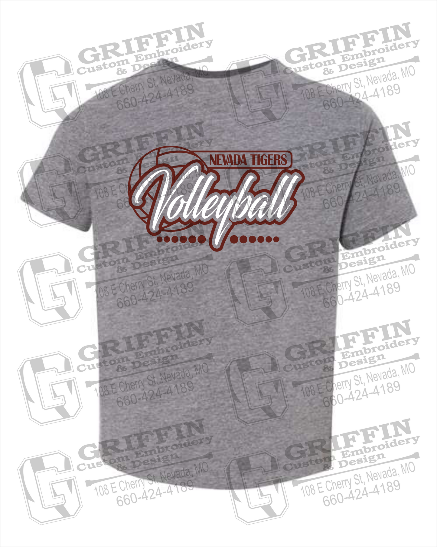 Nevada Tigers 23-Q Toddler/Infant T-Shirt - Volleyball