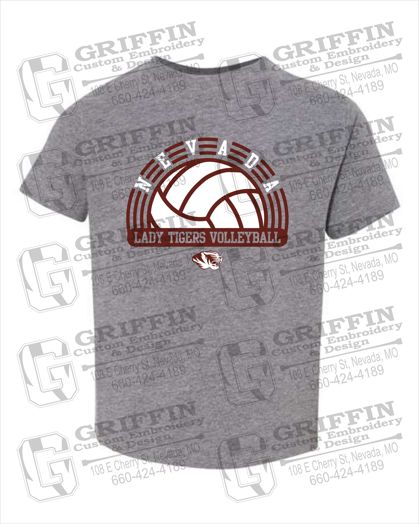 Nevada Tigers 23-R Toddler/Infant T-Shirt - Volleyball