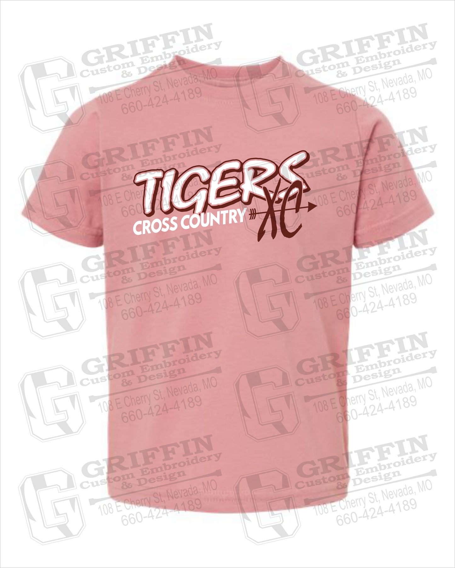 Nevada Tigers 23-S Toddler/Infant T-Shirt - Cross Country