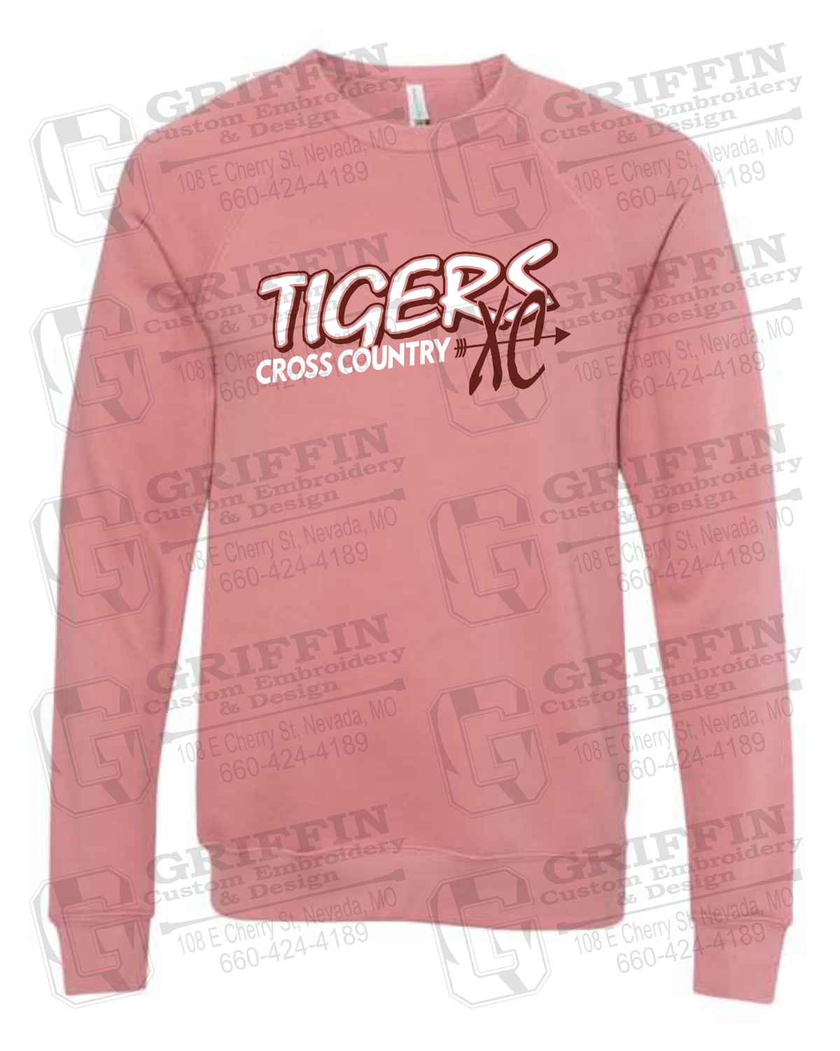 Sponge Fleece Sweatshirt - Cross Country - Nevada Tigers 23-S