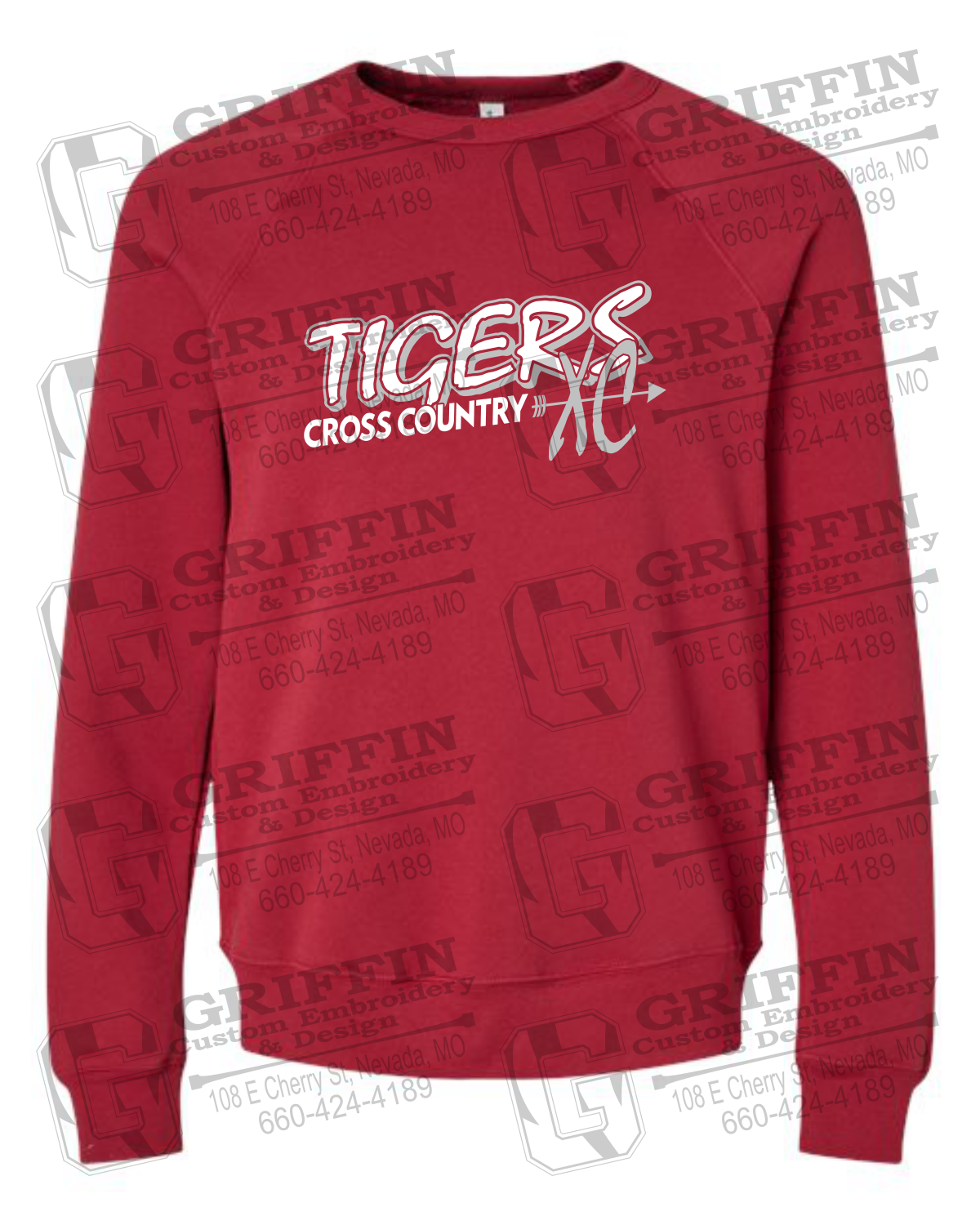 Sponge Fleece Sweatshirt - Cross Country - Nevada Tigers 23-S
