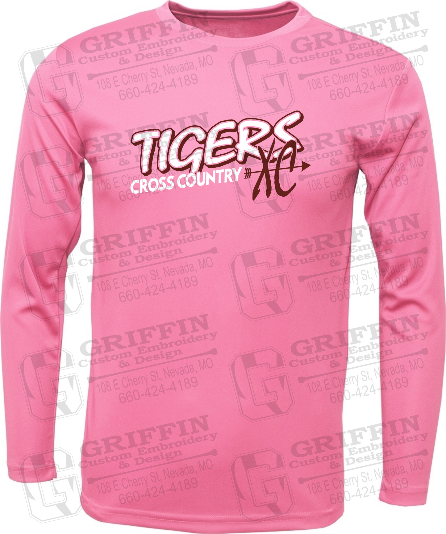 Toddler Dry-Fit Long Sleeve T-Shirt - Cross Country - Nevada Tigers 23-S