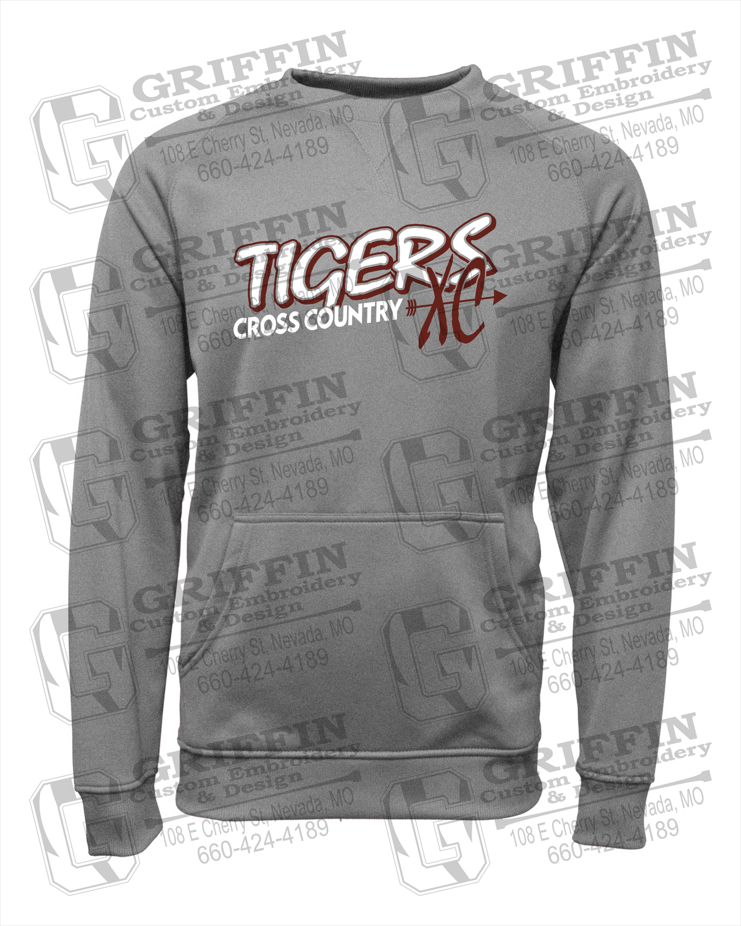 Performance Fleece Sweatshirt - Cross Country - Nevada Tigers 23-S