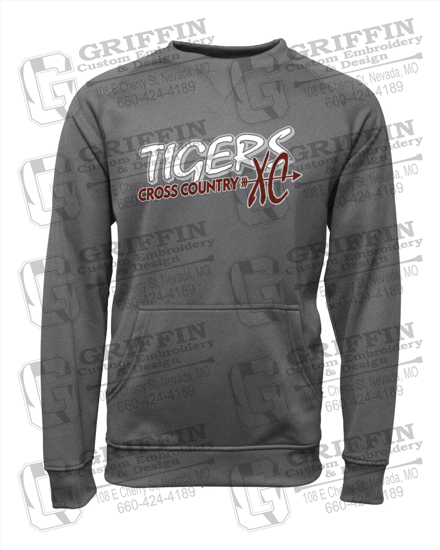 Performance Fleece Sweatshirt - Cross Country - Nevada Tigers 23-S
