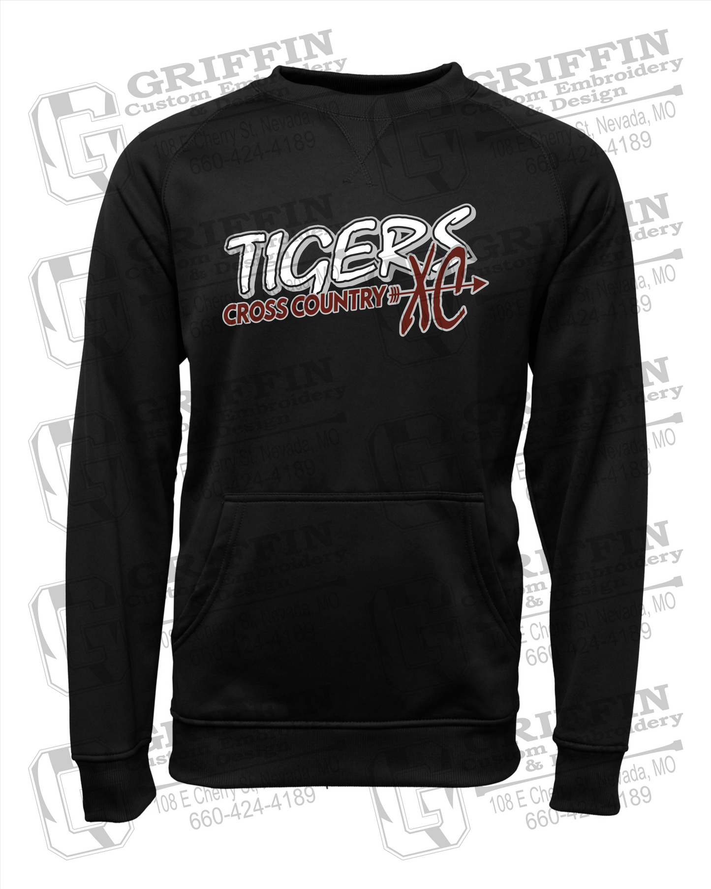 Performance Fleece Sweatshirt - Cross Country - Nevada Tigers 23-S