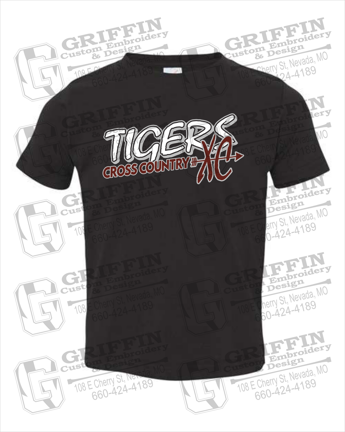 Nevada Tigers 23-S Toddler/Infant T-Shirt - Cross Country