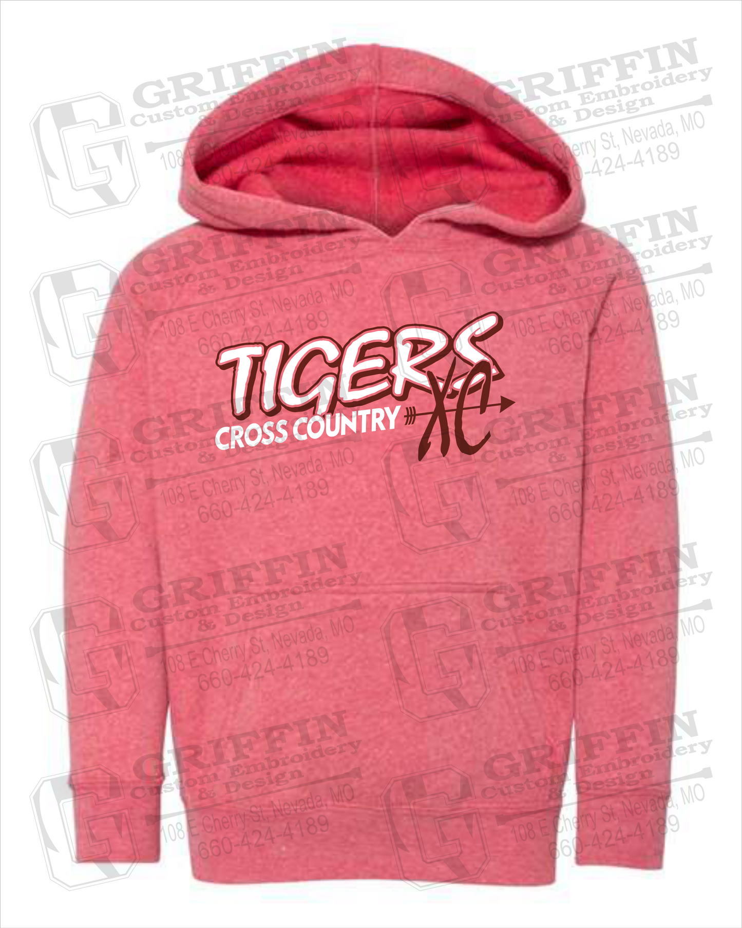 Nevada Tigers 23-S Toddler Hoodie - Cross Country