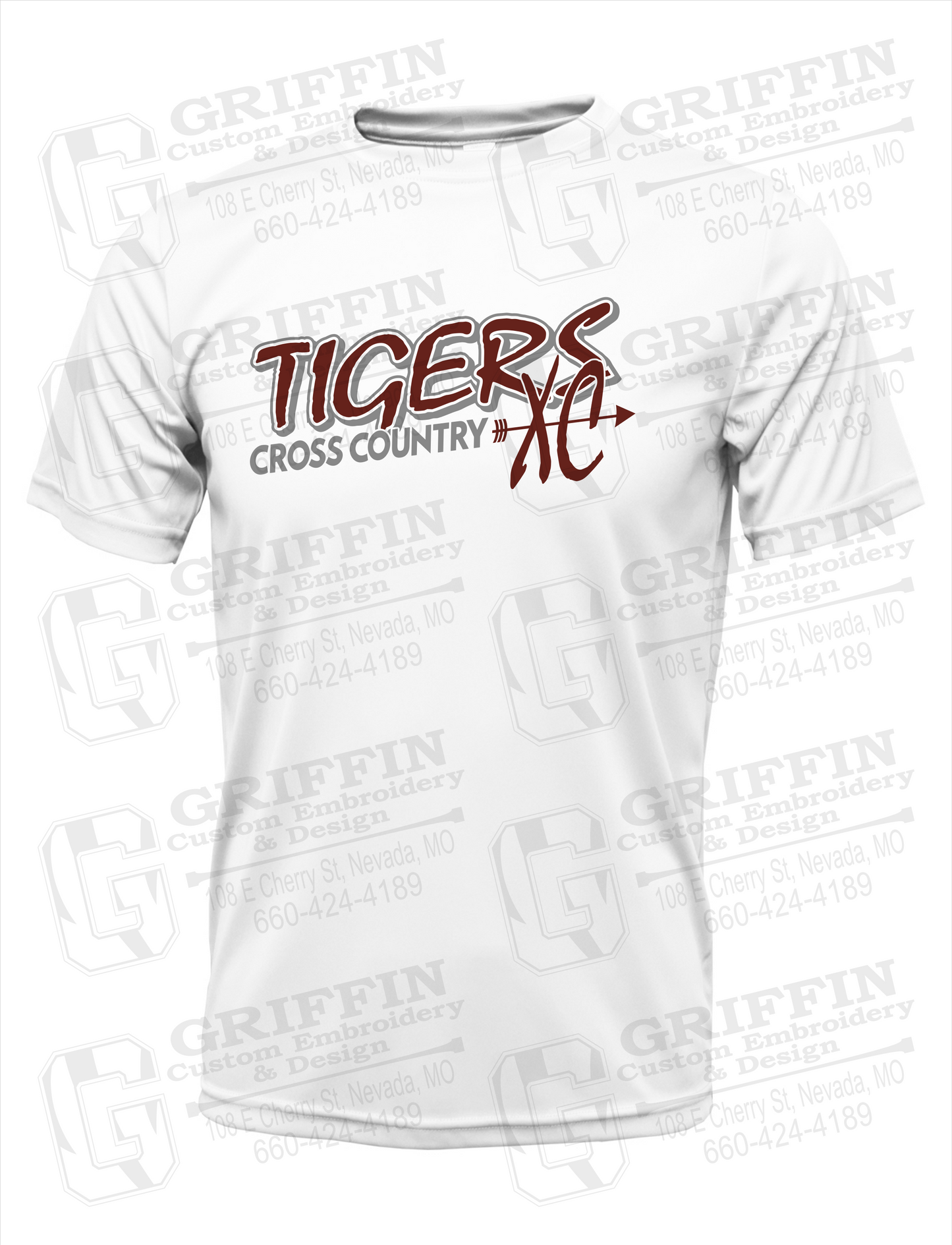 Nevada Tigers 23-S Dry-Fit T-Shirt - Cross Country