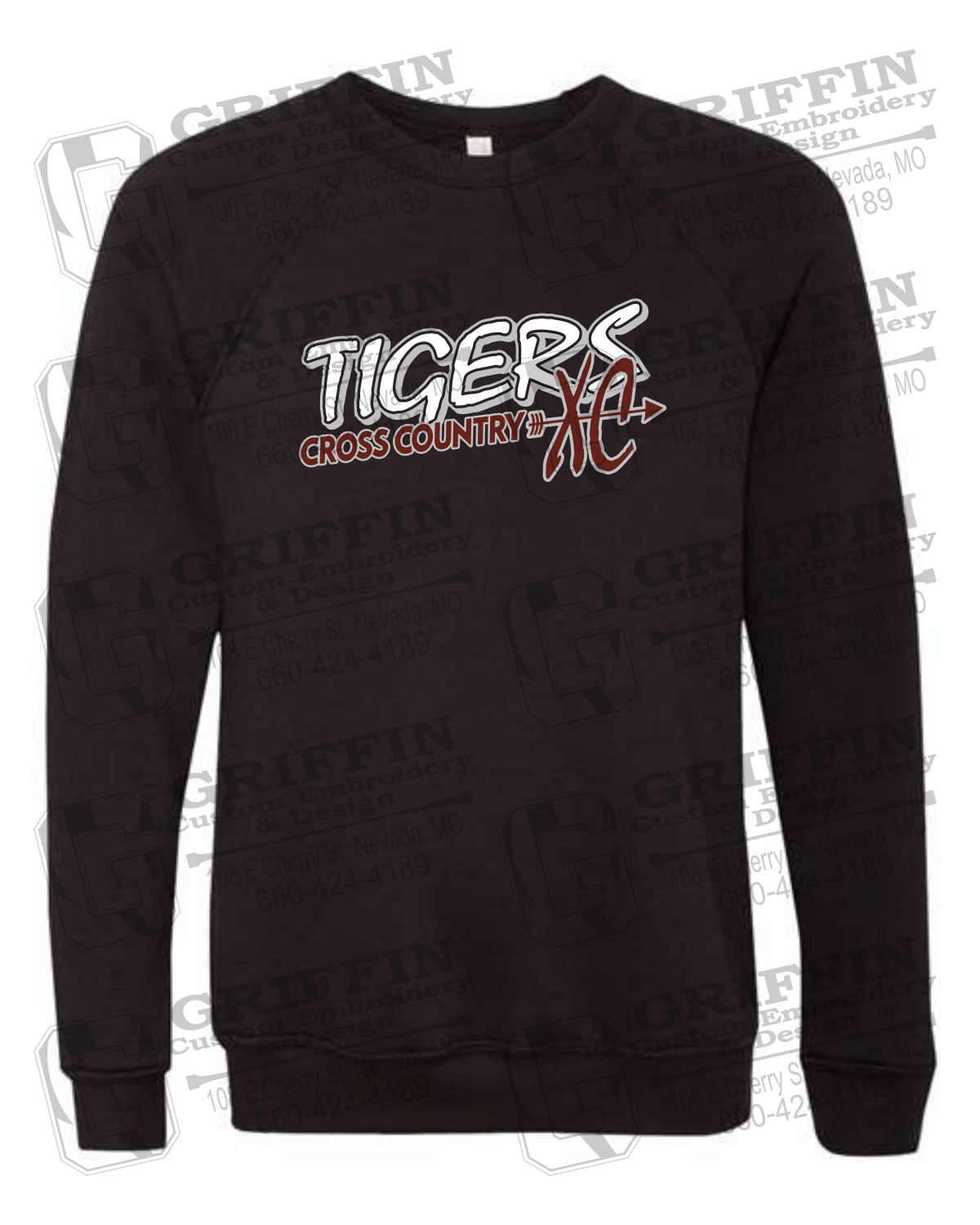 Sponge Fleece Sweatshirt - Cross Country - Nevada Tigers 23-S